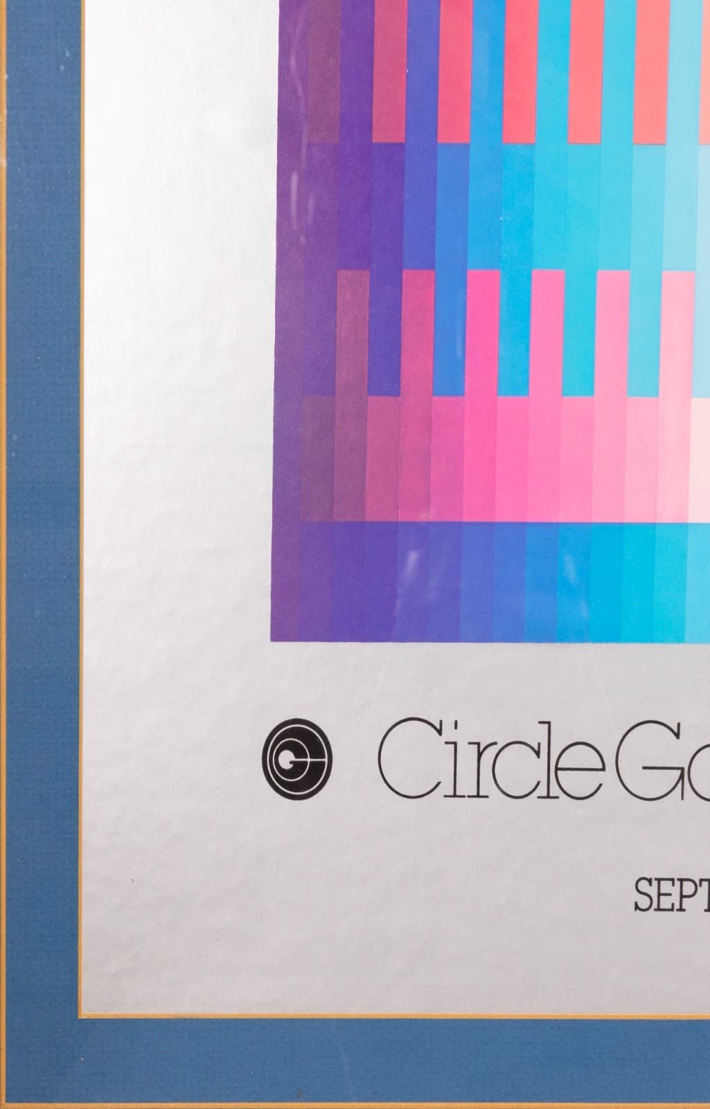 Yaacov Agam Circle Gallery SoHo Exhibition Poster 1980 Exhibition Poster - Thumbnail 4