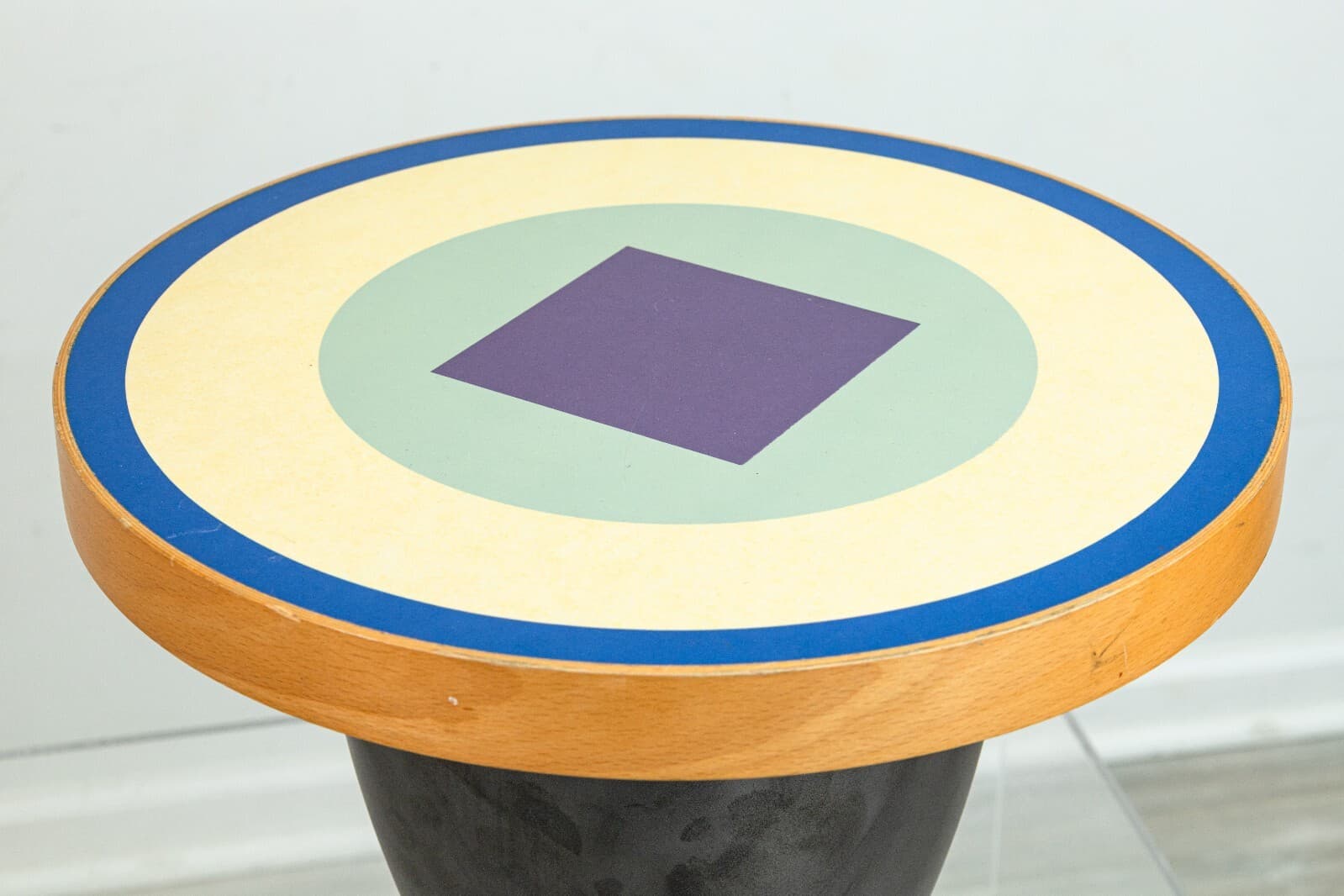 Ettore Sottsass Lipari Side Table Zanotta Italy 1992 Postmodern Memphis Design - Thumbnail 2