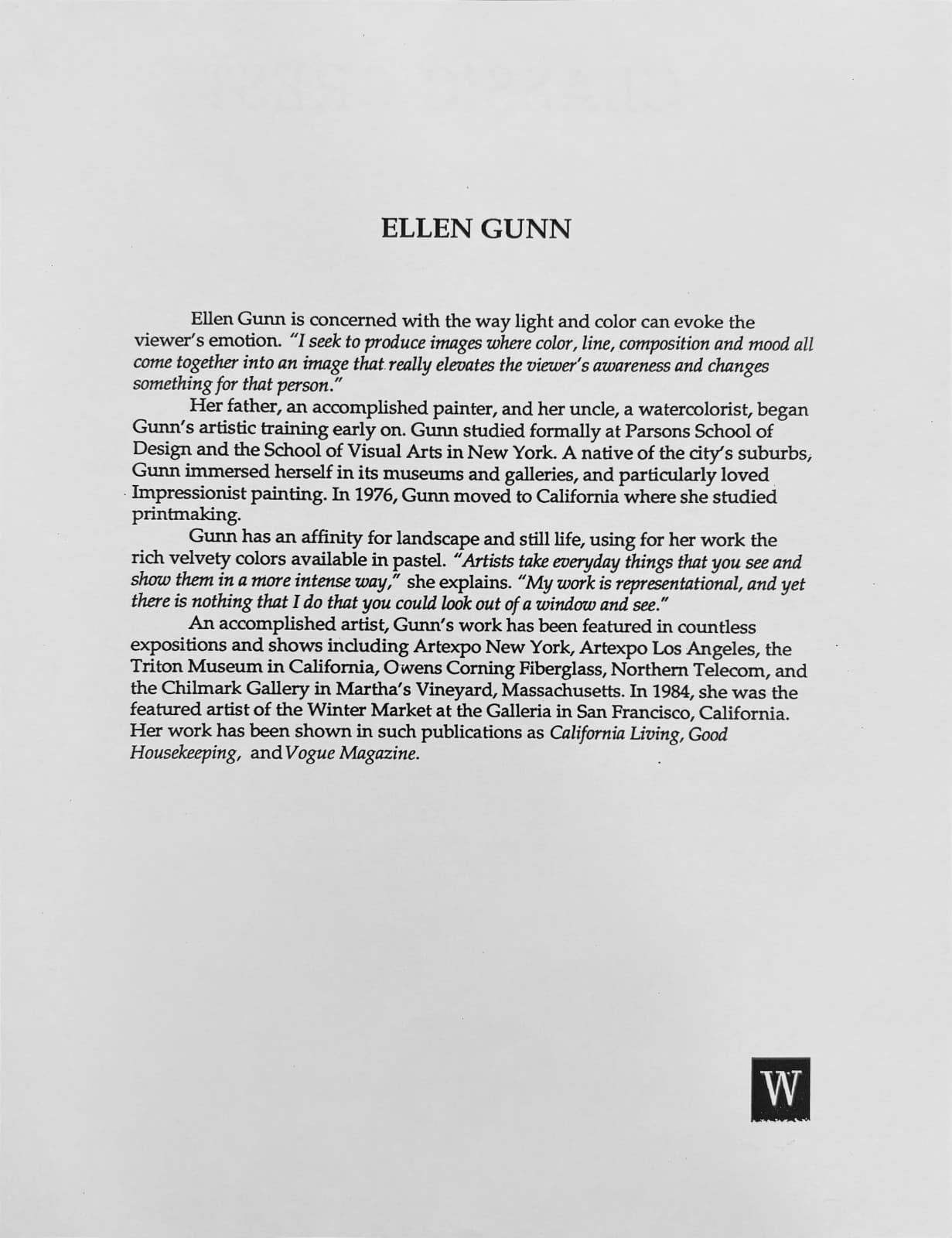 Ellen Gunn - Seasons End II, 1994 Signed Contemporary Serigraph on Paper 23/325 - Thumbnail 11