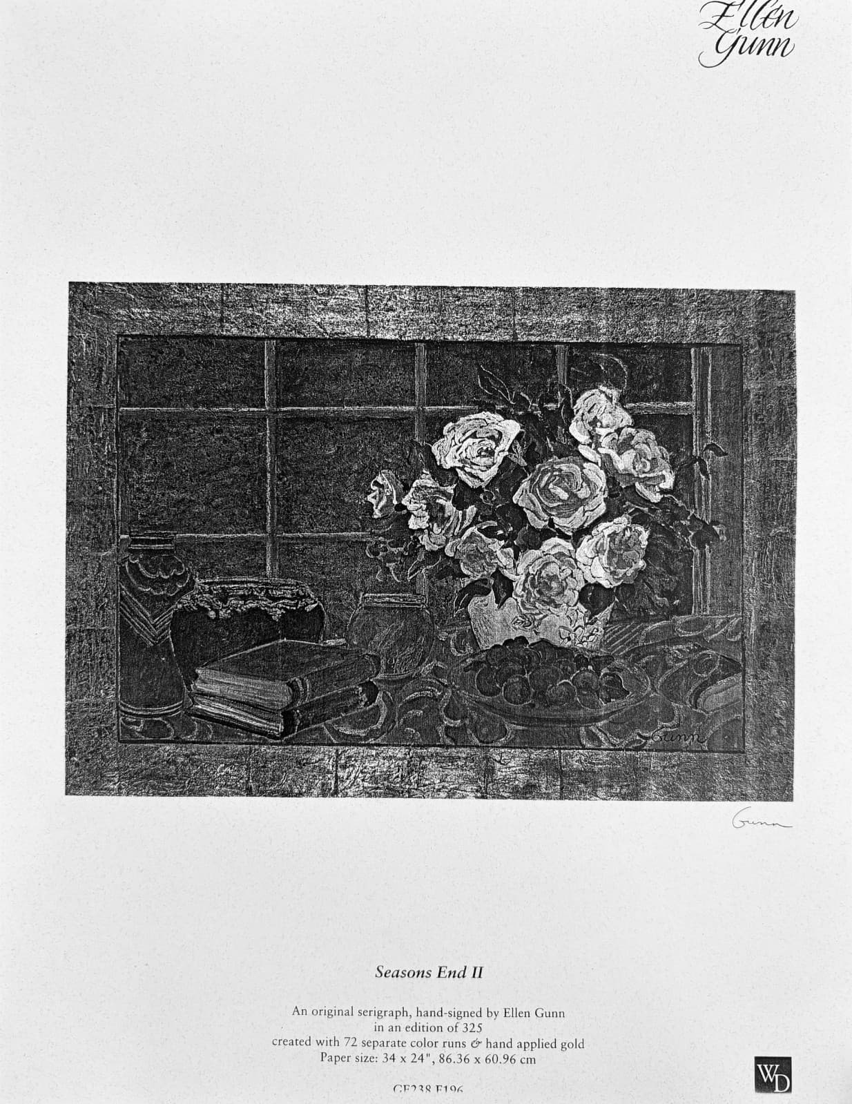 Ellen Gunn - Seasons End II, 1994 Signed Contemporary Serigraph on Paper 23/325 - Thumbnail 10
