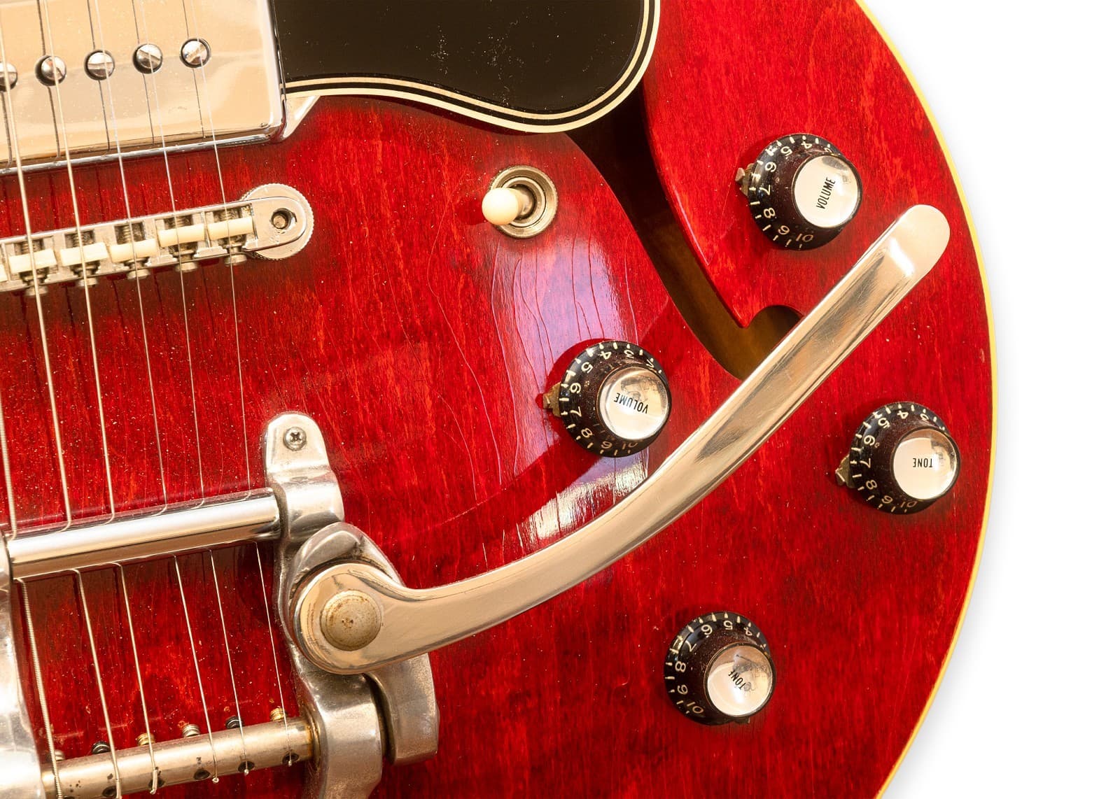 Gibson - 1968 ES-330 with Bigsby Vibrato, Vintage Electric Guitar - Thumbnail 7