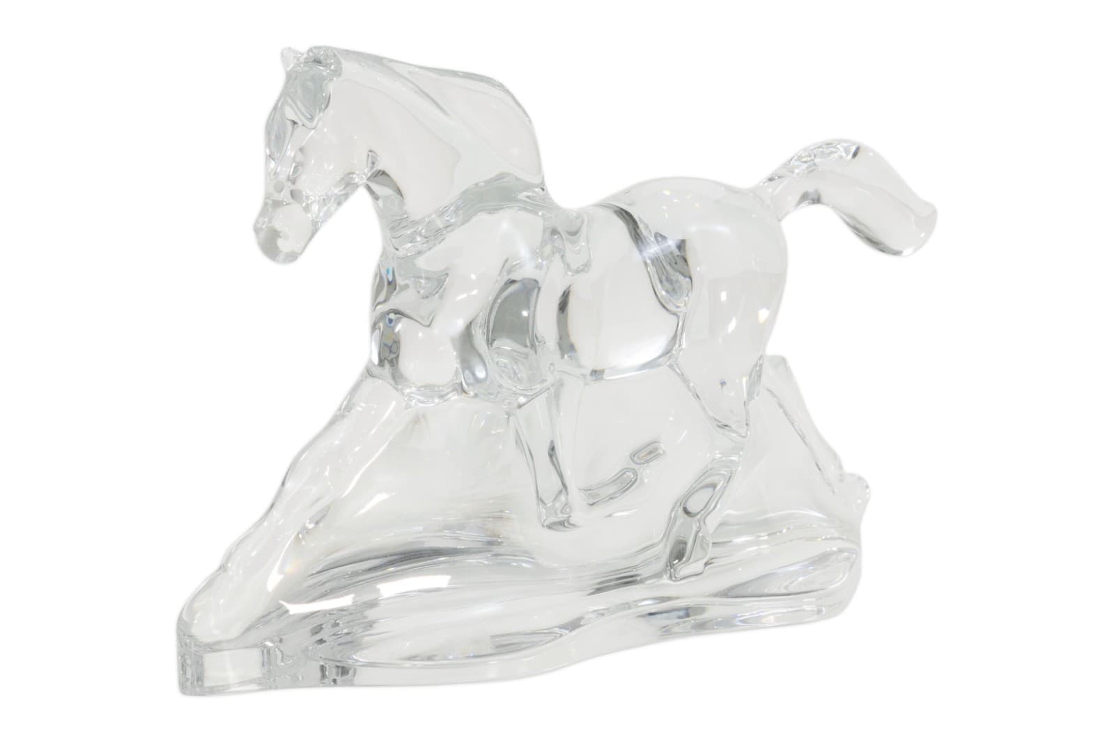 Apollon Troika Galloping Horse in Clear Crystal For Baccarat, 1996 - Thumbnail 3