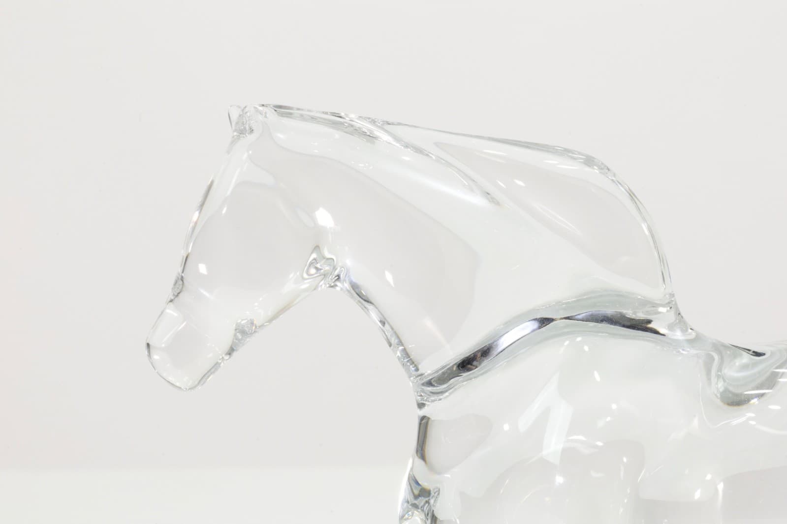 Apollon Troika Galloping Horse in Clear Crystal For Baccarat, 1996 - Thumbnail 4