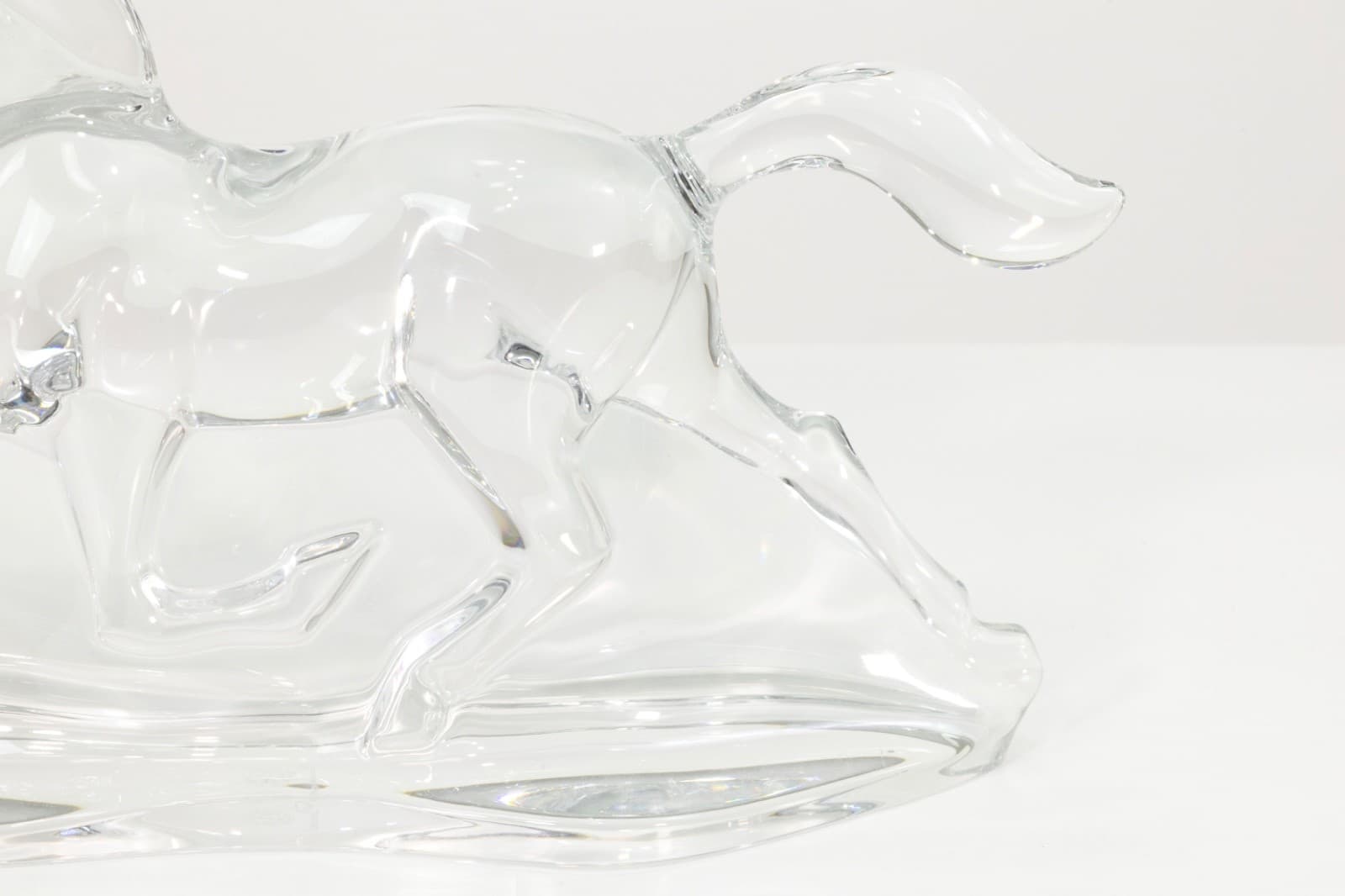 Apollon Troika Galloping Horse in Clear Crystal For Baccarat, 1996 - Thumbnail 5