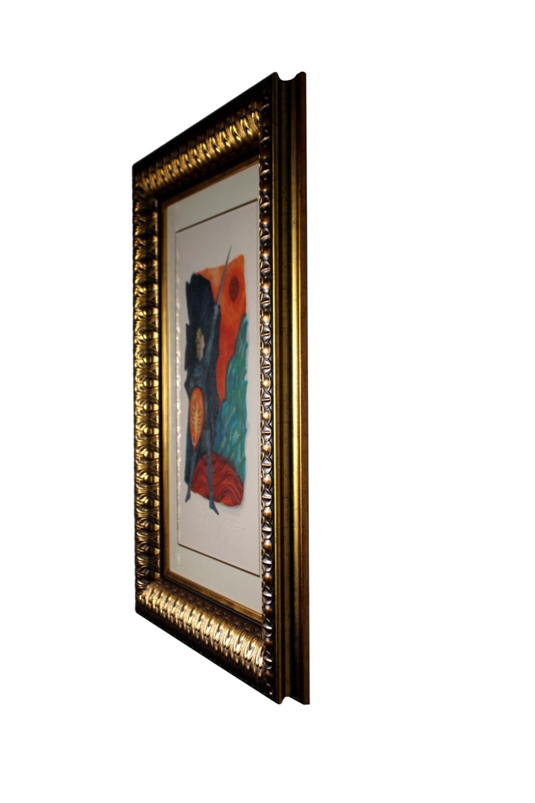 Judith Bledsoe Scorpio Zodiac Signed Contemporary Lithograph 205/250 Framed - Thumbnail 3