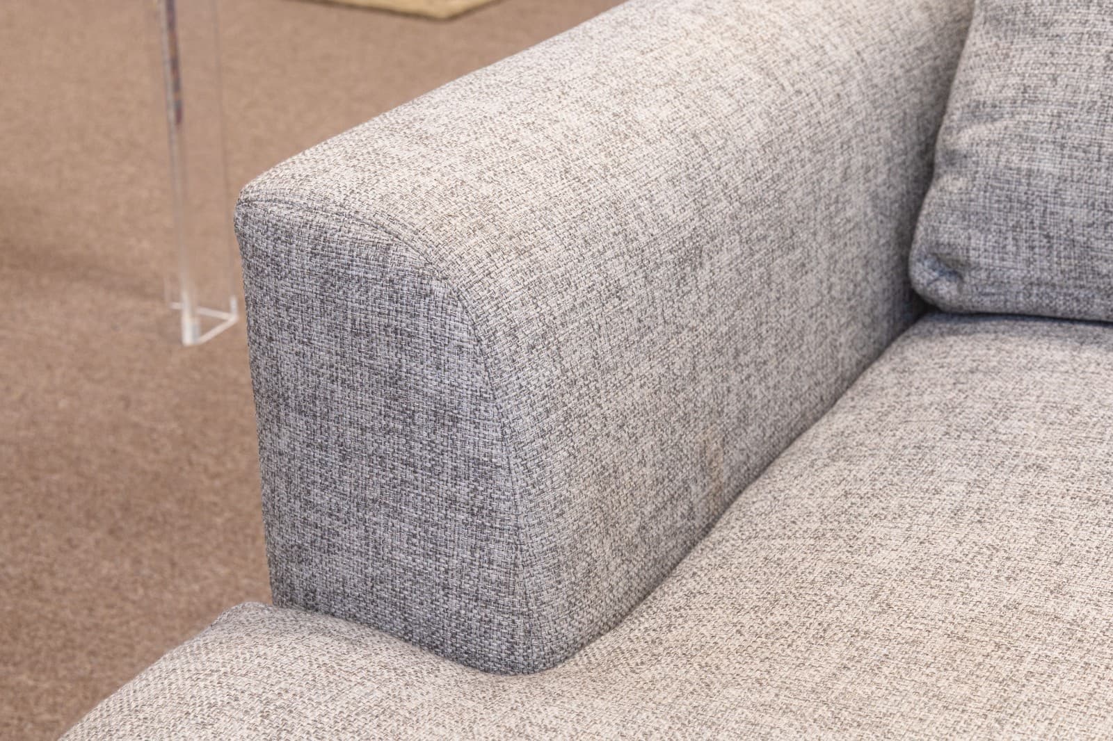 Bernhardt Nest Contemporary Gray Fabric 2pc Sectional Sofa - Thumbnail 7