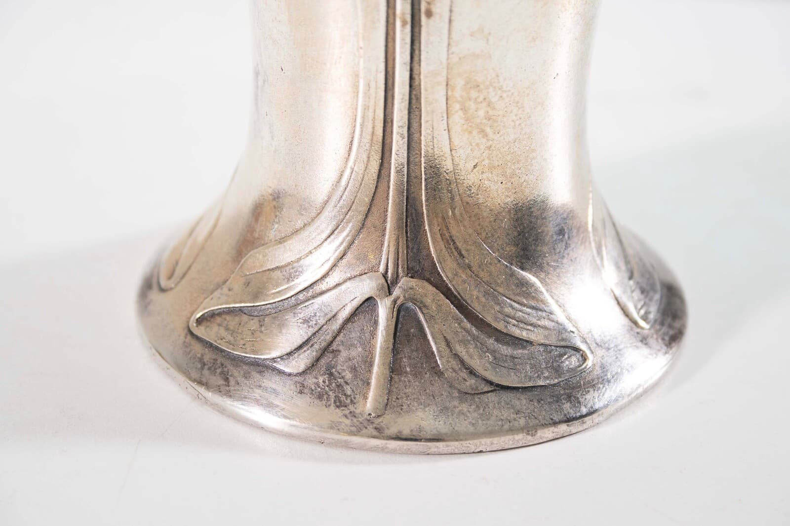 Art Nouveau Kayserzinn 4310 Antique Pewter Mug w/ Butterfly Design German 1900s - Thumbnail 7