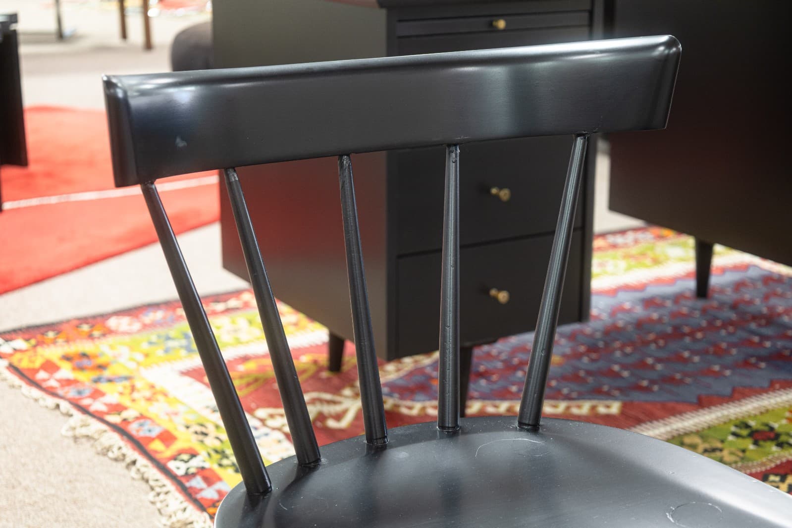 Paul McCobb Planner Group Model 1561 Mid-Century Modern Black Desk & Chair - Thumbnail 10