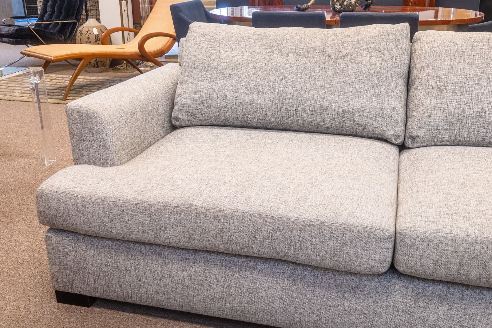 Bernhardt Nest Contemporary Gray Fabric 2pc Sectional Sofa - Thumbnail 4
