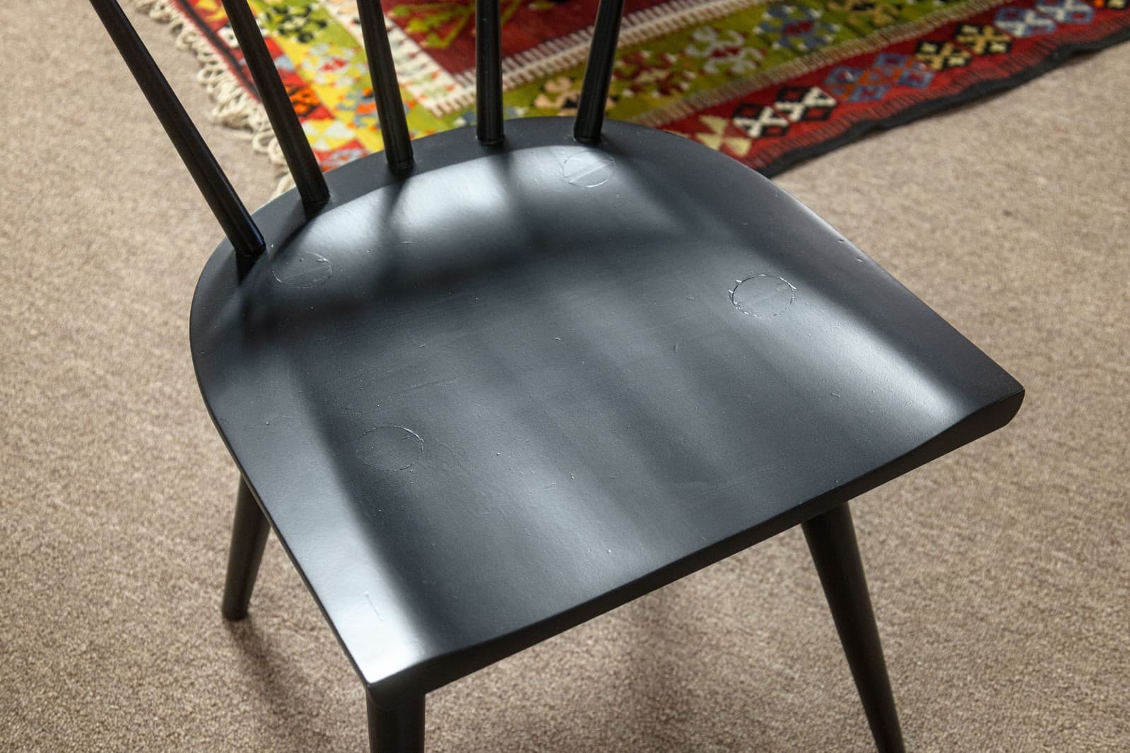 Paul McCobb Planner Group Model 1561 Mid-Century Modern Black Desk & Chair - Thumbnail 11