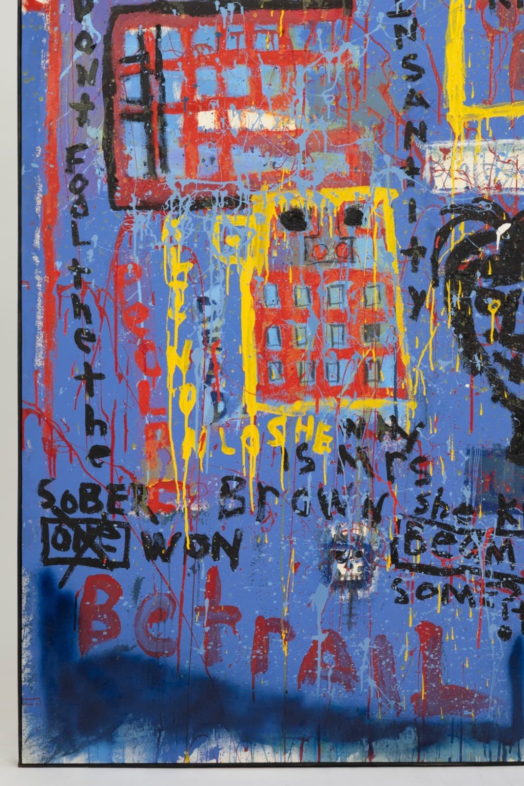 Jim Stella, Betrail Acrylic on Canvas Contemporary Street Art Painting Detroit - Thumbnail 3
