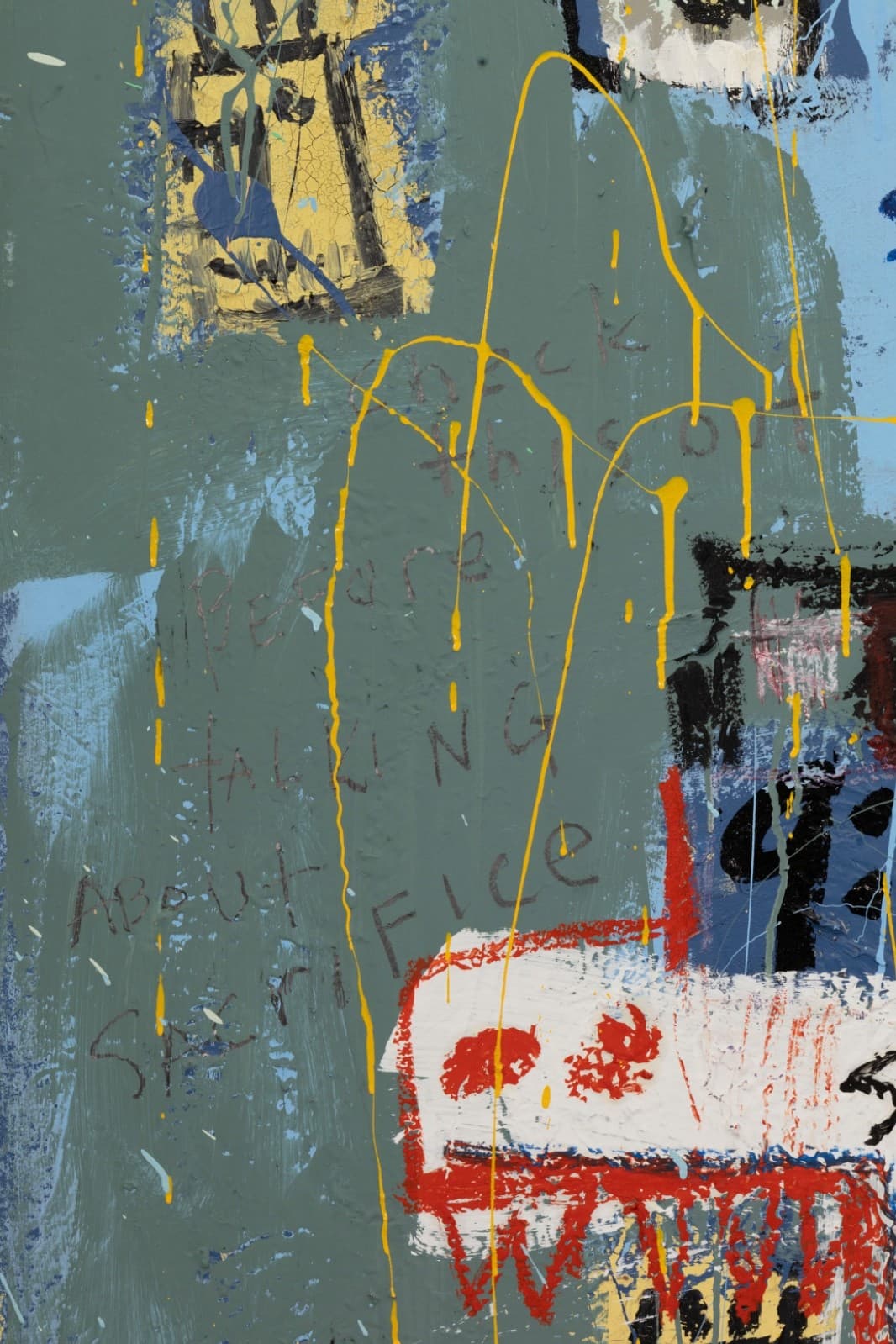 Jim Stella, Children Acrylic on Canvas Contemporary Street Art Painting Detroit - Thumbnail 6