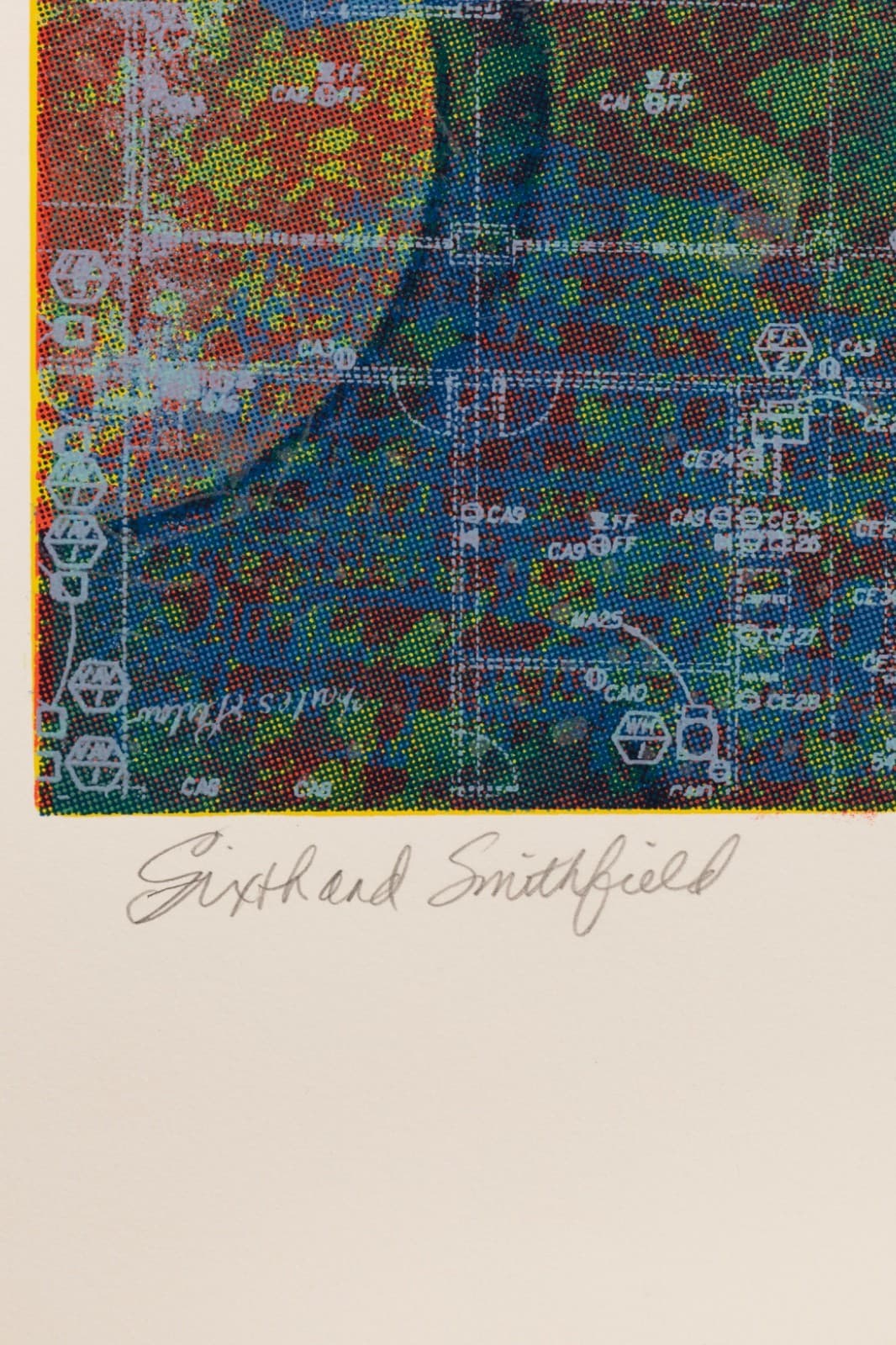 Judith Lipnik Perlow Column Series (Large V) 2003 Signed Serigraph on Paper - Thumbnail 4