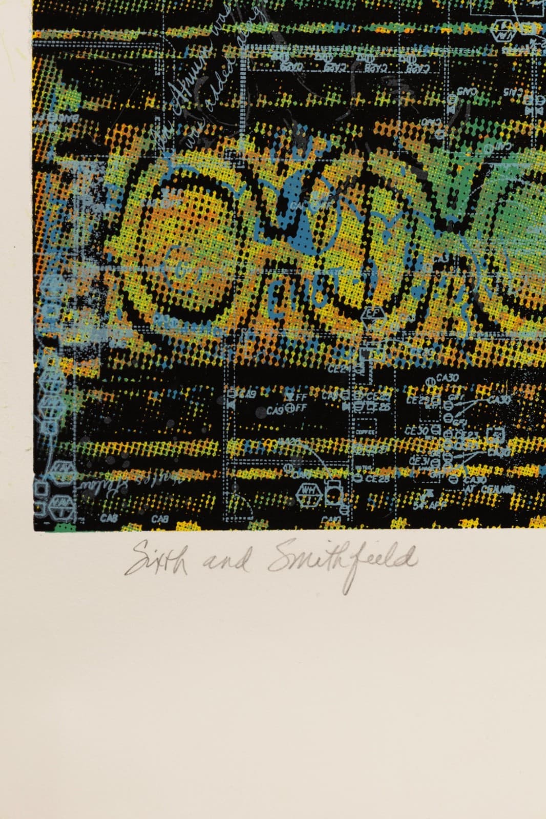 Judith Lipnik Perlow Column Series (Large I) 2003 Signed Serigraph on Paper - Thumbnail 4