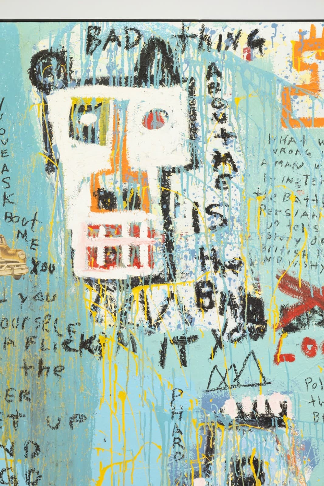 Jim Stella, Bad Thing Acrylic on Canvas Contemporary Street Art Painting Detroit - Thumbnail 2