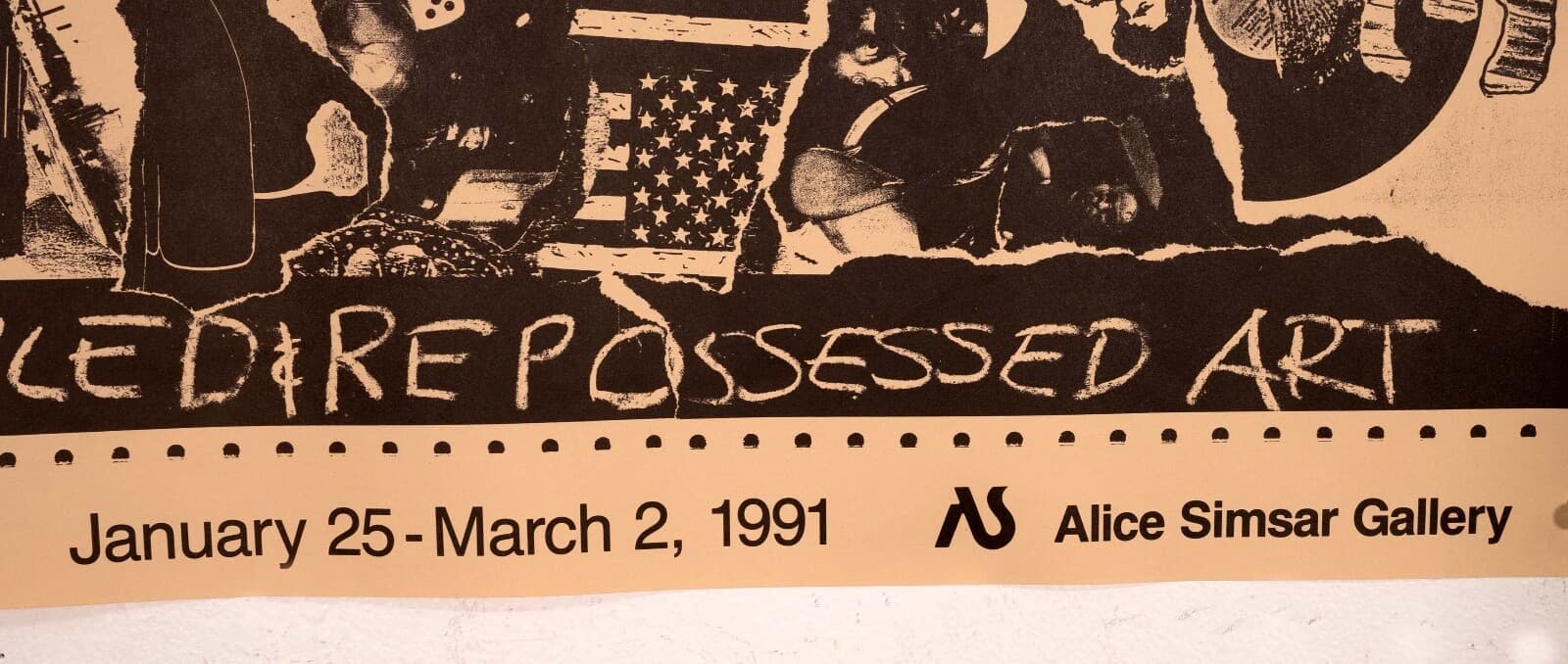 William Weege Recycled & Repossessed Signed Lithographic Exhibition Poster UF - Thumbnail 9