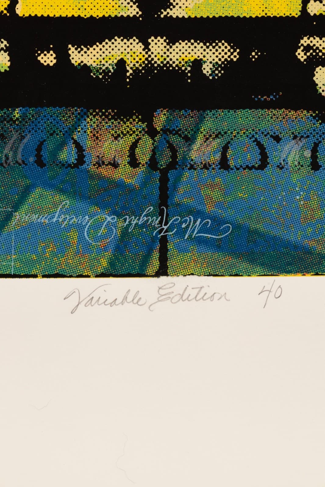 Judith Lipnik Perlow Column Series (Large V) 2003 Signed Serigraph on Paper - Thumbnail 5
