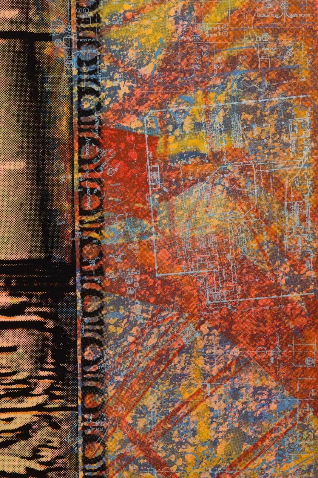 Judith Lipnik Perlow Column Series (Large IV) 2003 Signed Serigraph on Paper - Thumbnail 3