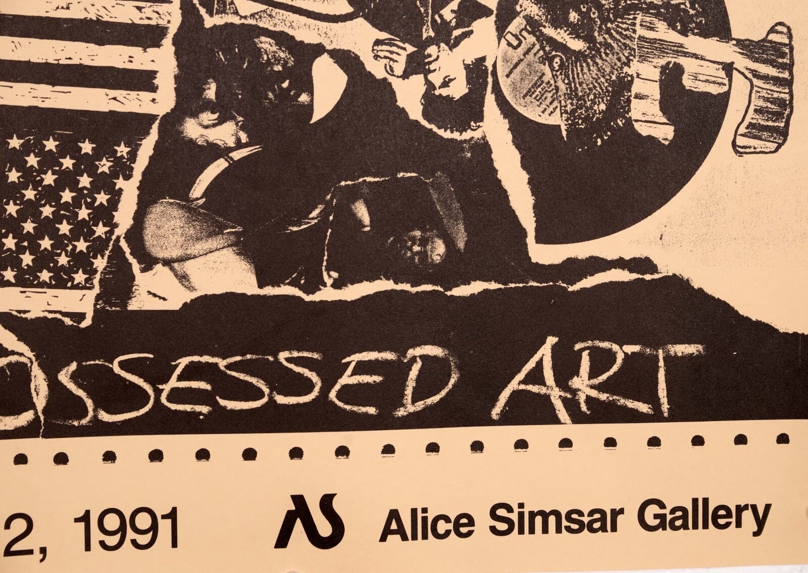 William Weege Recycled & Repossessed Signed Lithographic Exhibition Poster UF - Thumbnail 7