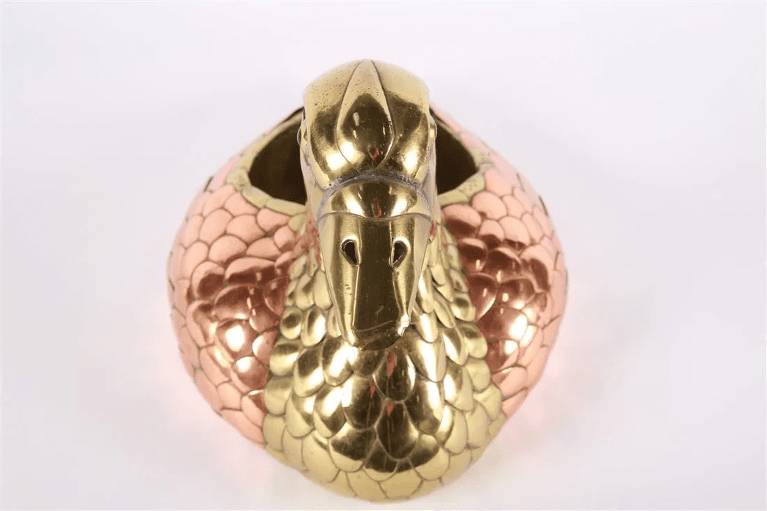 Sergio Bustamante, Welded Duck Planter Sculpture - Thumbnail 7