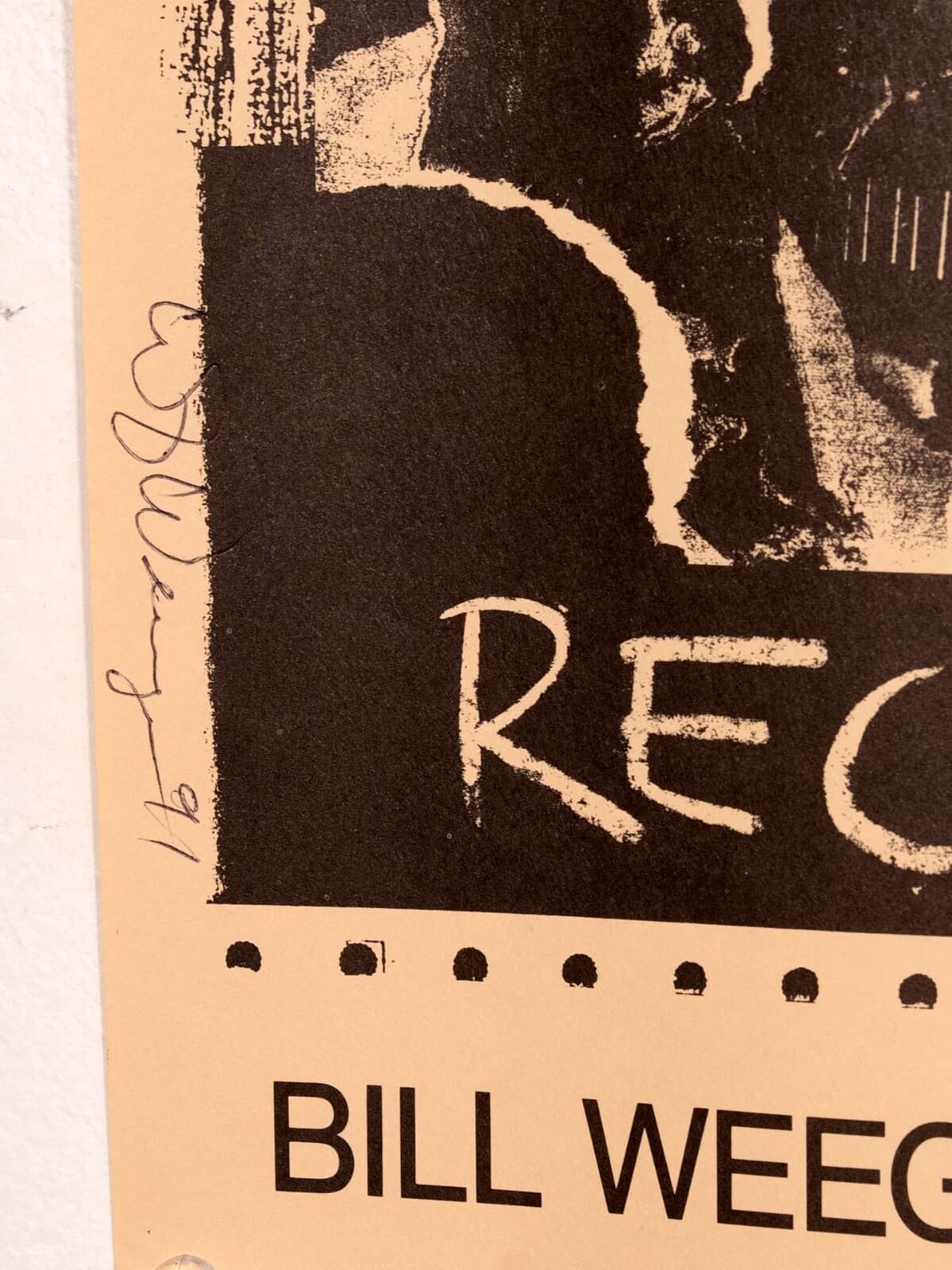William Weege Recycled & Repossessed Signed Lithographic Exhibition Poster UF - Thumbnail 8