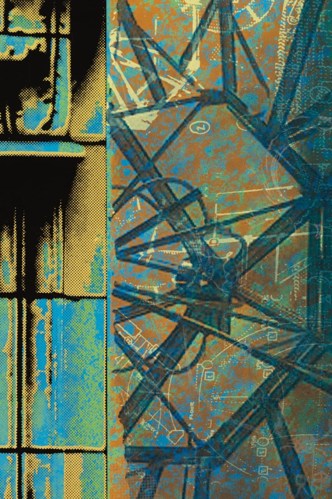 Judith Lipnik Perlow Column Series (Large III) 2003 Signed Serigraph on Paper - Thumbnail 3