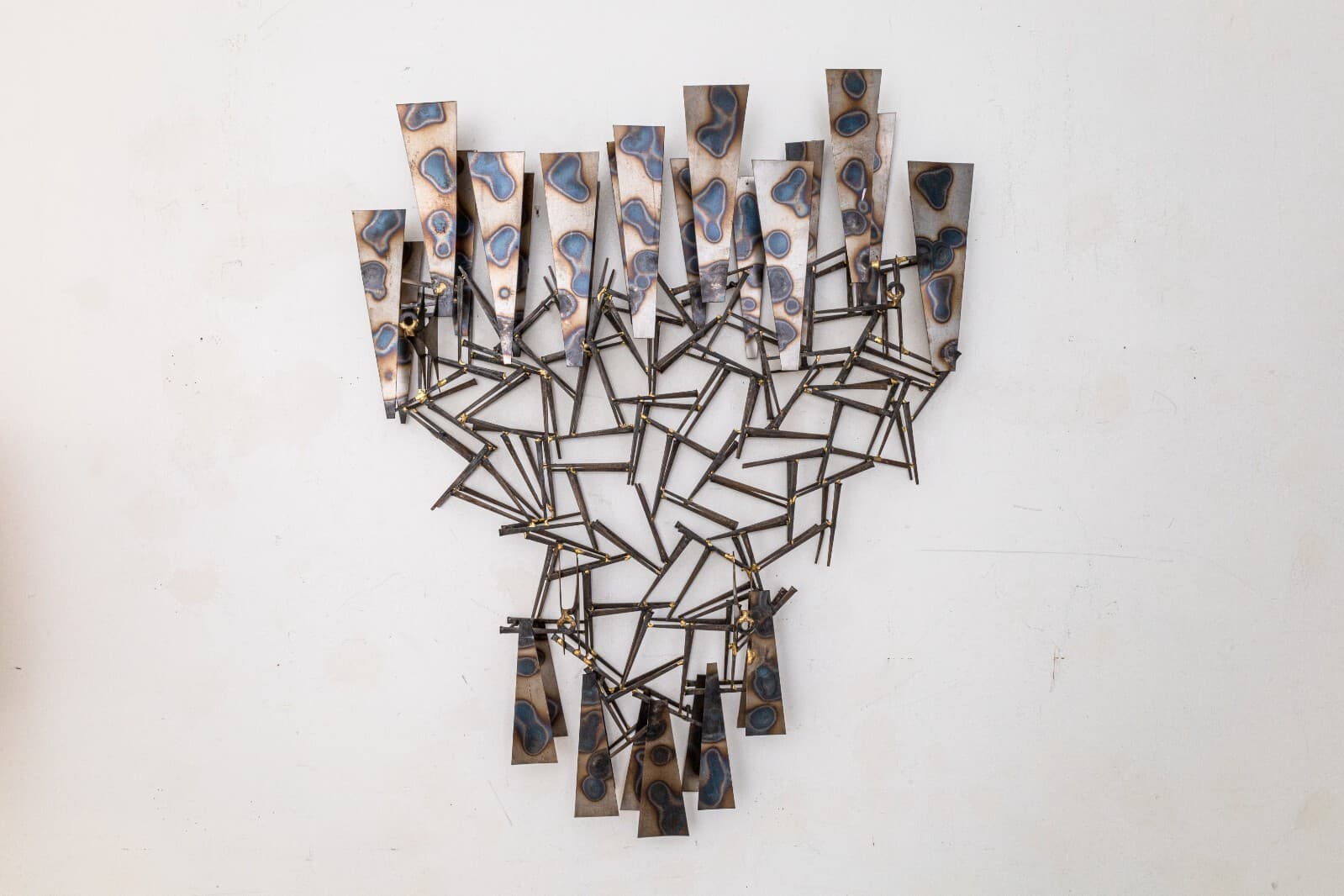 Marc Weinstein Creates Plutonic Brutalist Torch Cut Wall Sculpture - Thumbnail 7