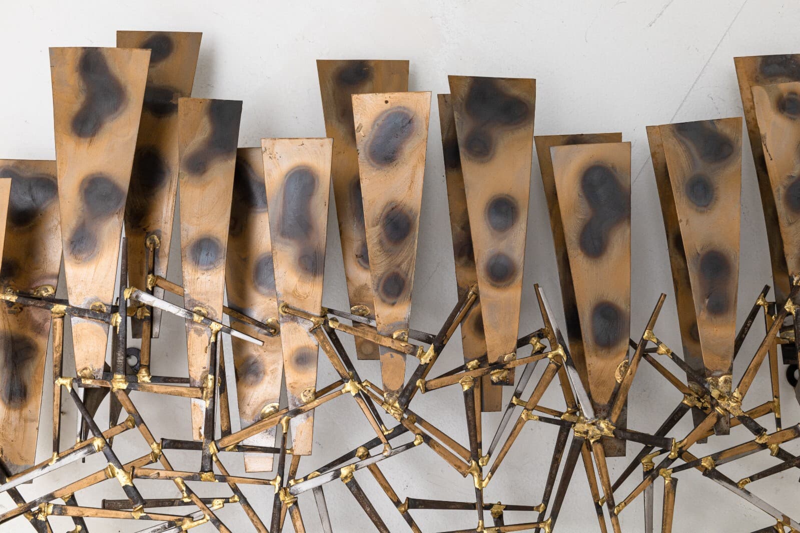 Marc Weinstein Creates Plutonic Brutalist Torch Cut Wall Sculpture - Thumbnail 2