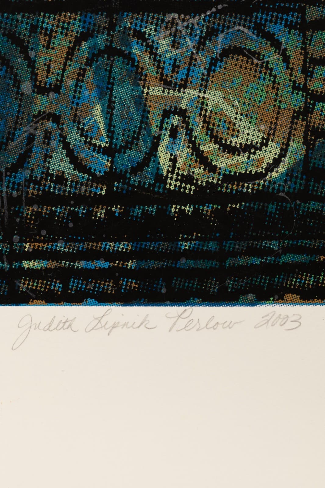 Judith Lipnik Perlow Column Series (Large III) 2003 Signed Serigraph on Paper - Thumbnail 6