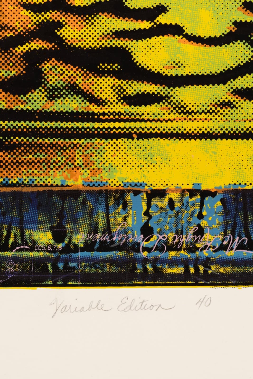 Judith Lipnik Perlow Column Series (Large II) 2003 Signed Serigraph on Paper - Thumbnail 5