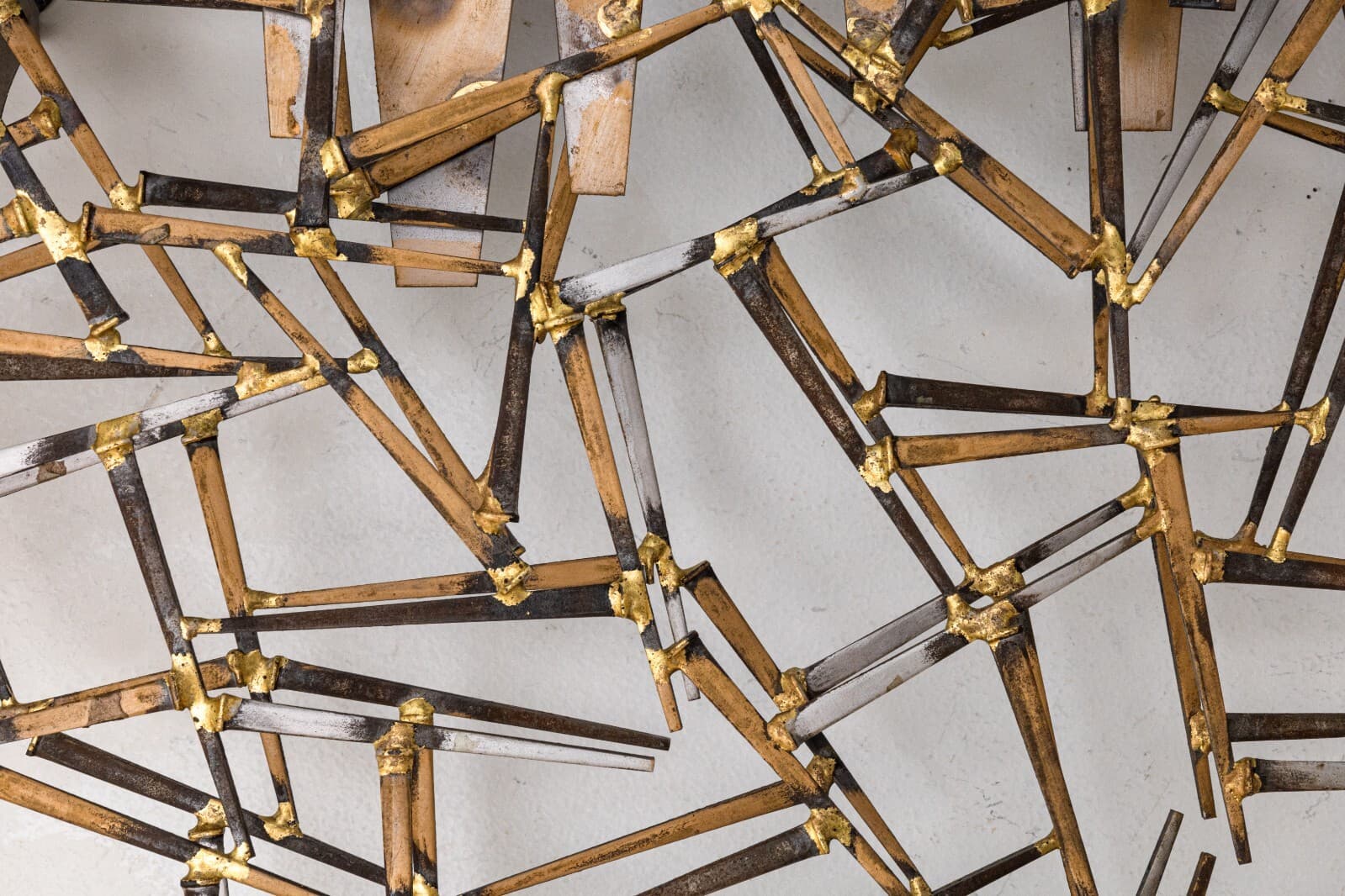 Marc Weinstein Creates Plutonic Brutalist Torch Cut Wall Sculpture - Thumbnail 3