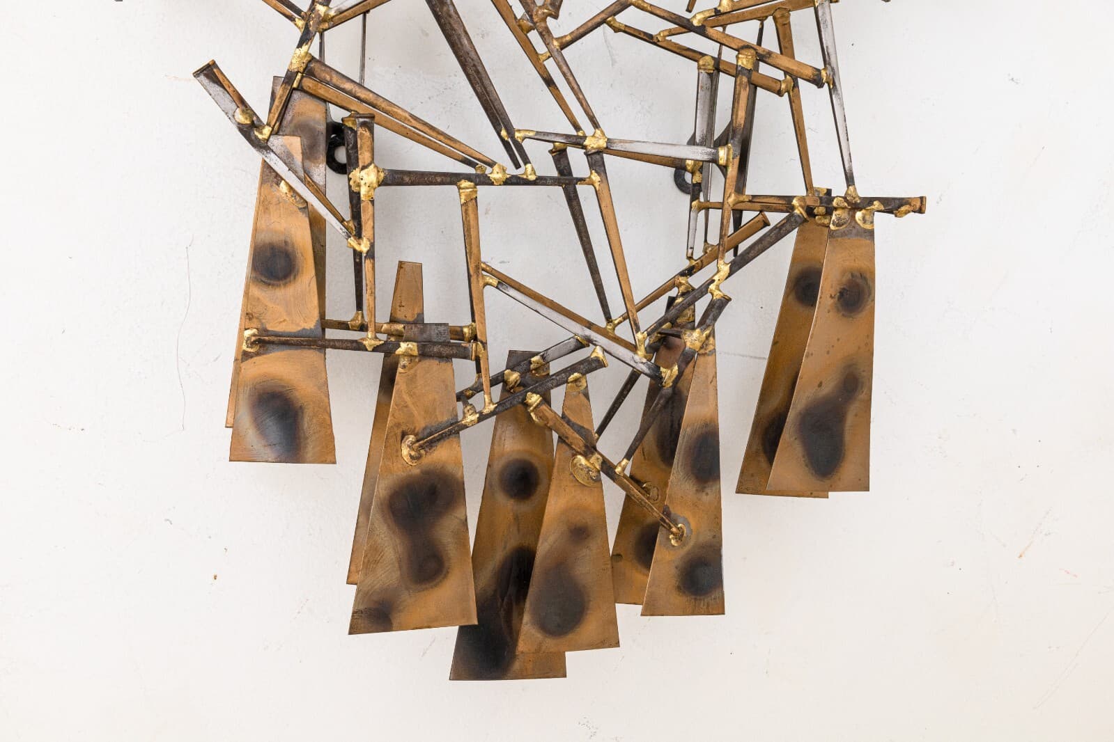 Marc Weinstein Creates Plutonic Brutalist Torch Cut Wall Sculpture - Thumbnail 5