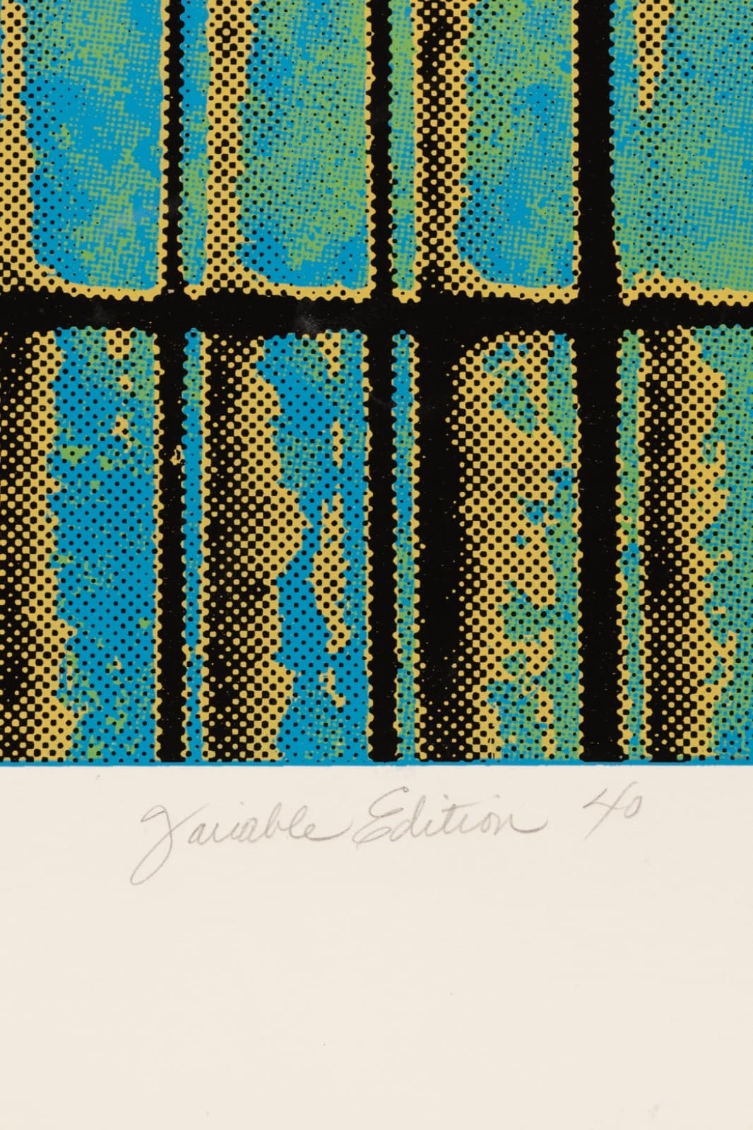 Judith Lipnik Perlow Column Series (Large III) 2003 Signed Serigraph on Paper - Thumbnail 5