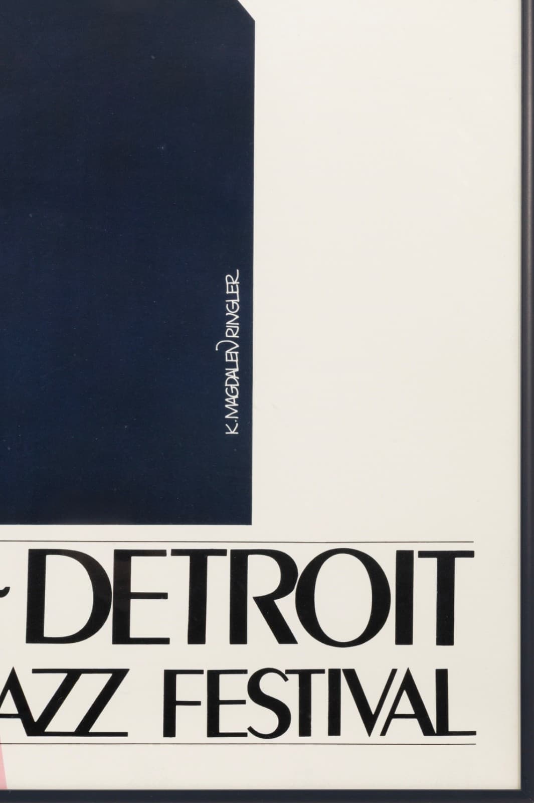 Montreux Detroit International Jazz Festival 1980 Vintage Lithographic Poster - Thumbnail 4