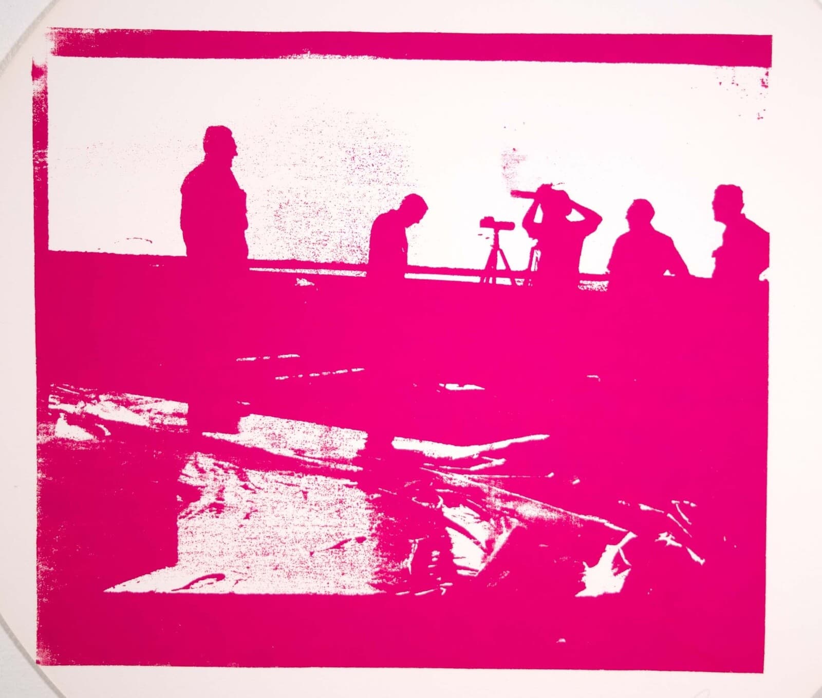 Reynold Lowe Matrimonial Event Signed Contemporary Screenprint on Paper 7/16 UF - Thumbnail 2