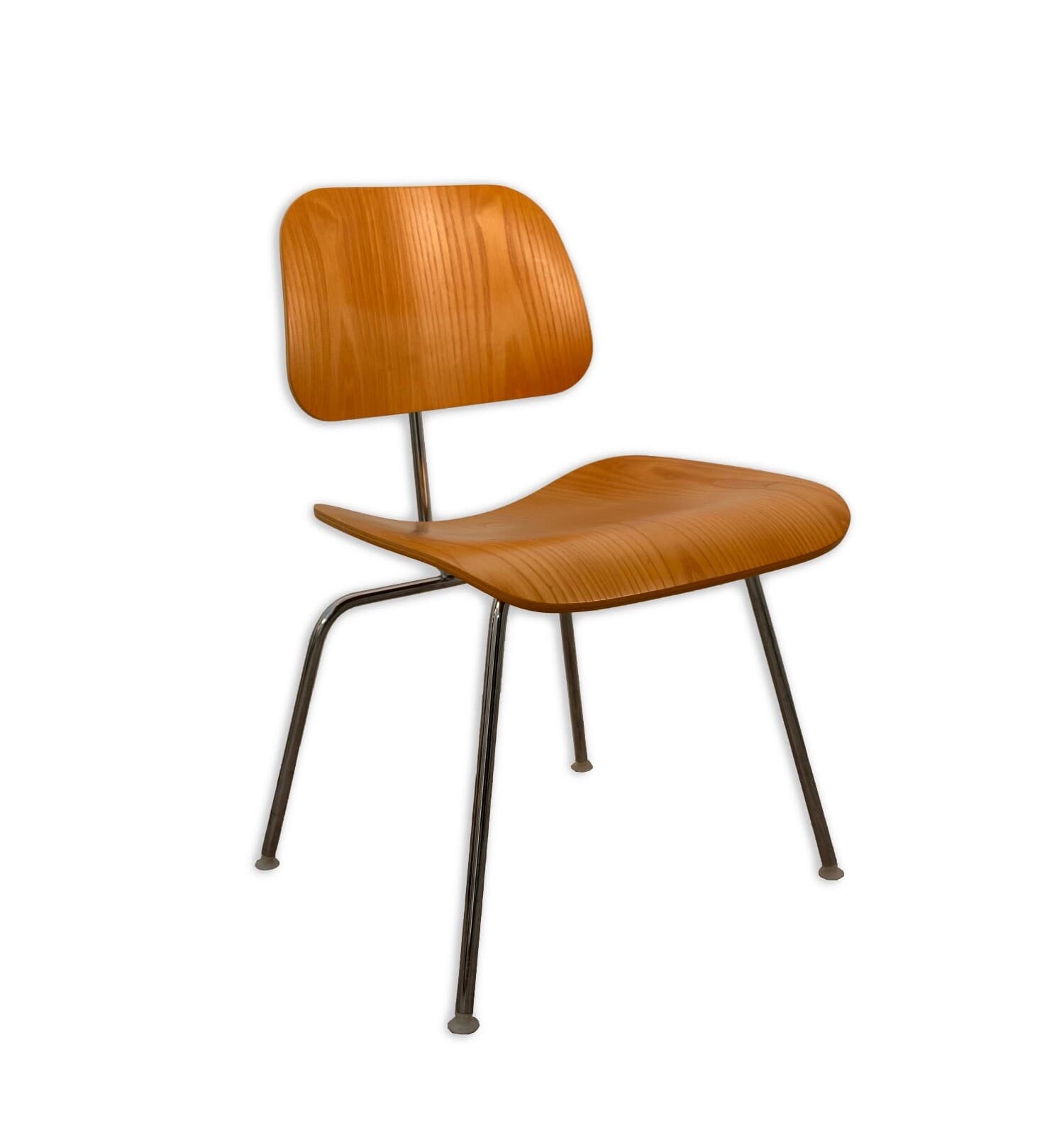 Eames for Herman Miller DCM Plywood and Chrome Chair Mid Century Modern