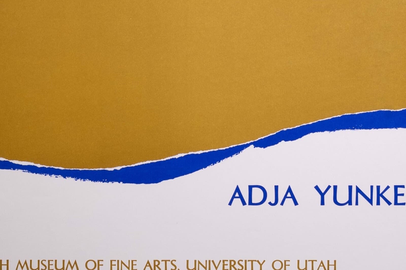 Adja Yunkers Utah Museum of Fine Art Lithographic Exhibition Poster Unframed '69 - Thumbnail 4