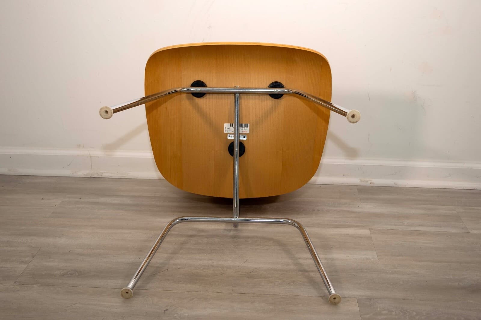 Eames for Herman Miller DCM Plywood and Chrome Chair Mid Century Modern - Thumbnail 8