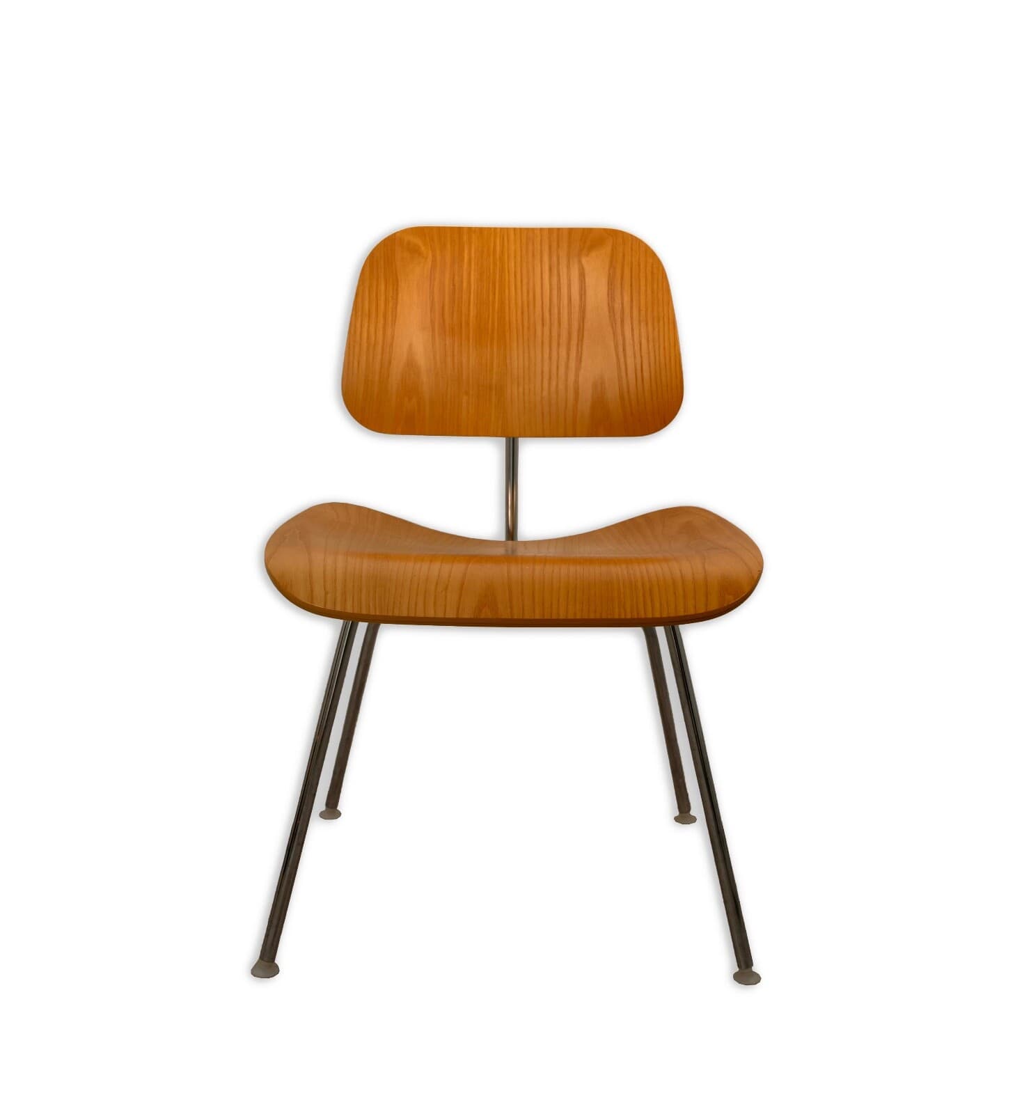 Eames for Herman Miller DCM Plywood and Chrome Chair Mid Century Modern - Thumbnail 2