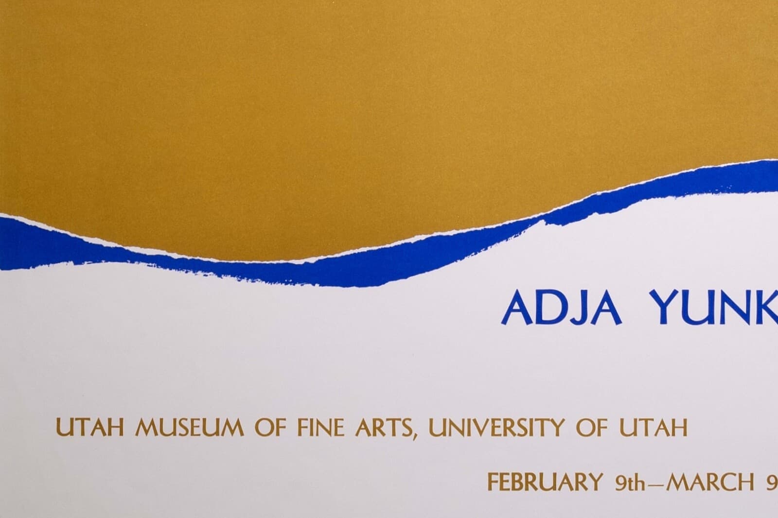 Adja Yunkers Utah Museum of Fine Art Lithographic Exhibition Poster Unframed '69 - Thumbnail 6