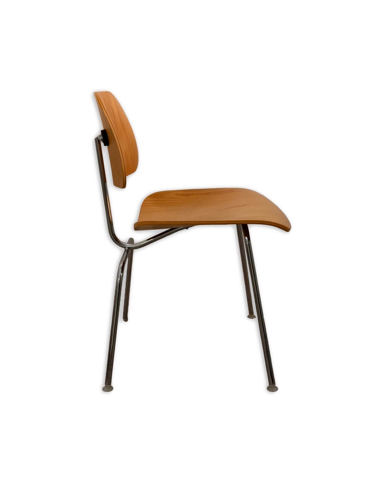 Eames for Herman Miller DCM Plywood and Chrome Chair Mid Century Modern - Thumbnail 3