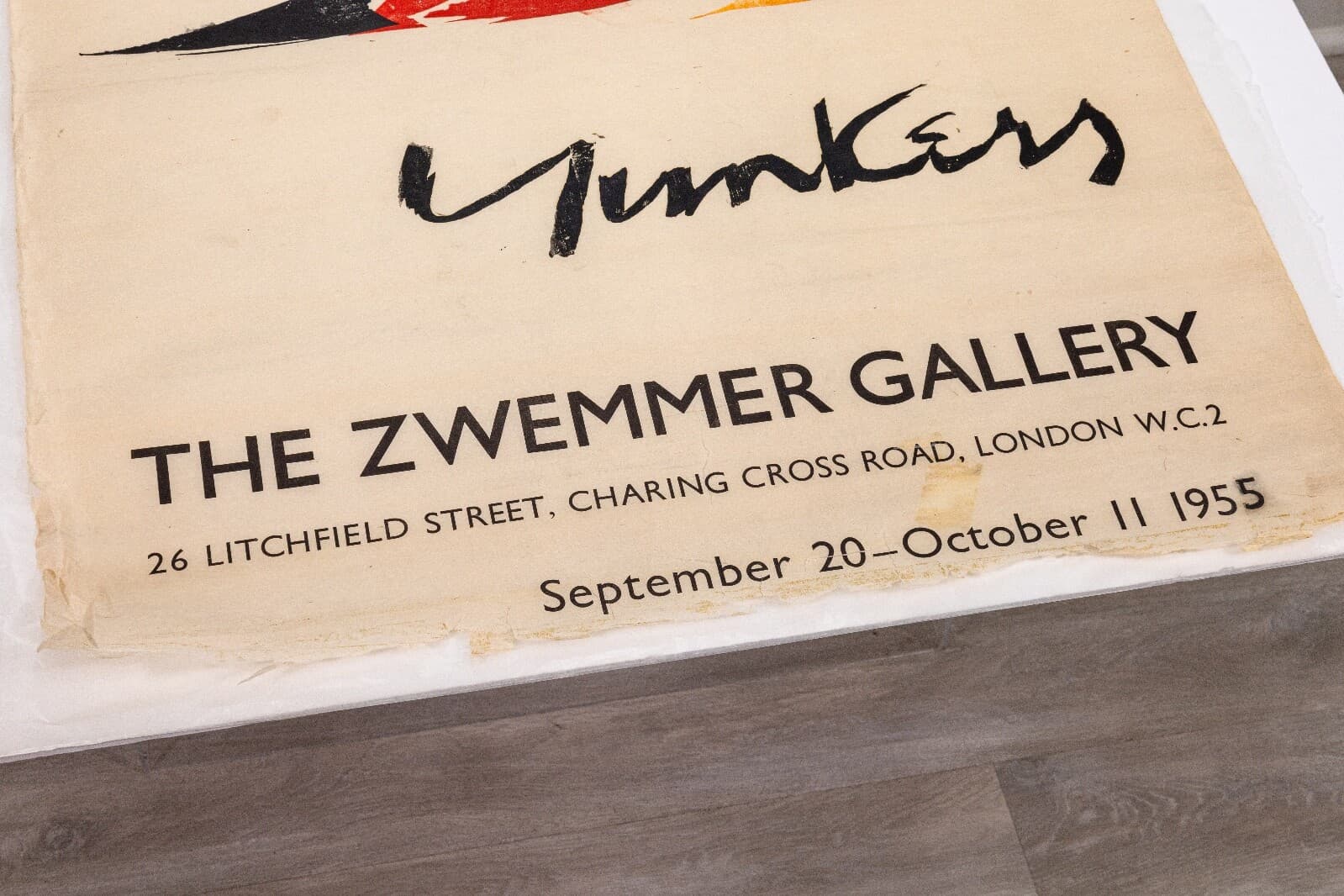 Adja Yunkers The Zwemmer Gallery Modern Lithographic Hanging Exhibition Poster - Thumbnail 5