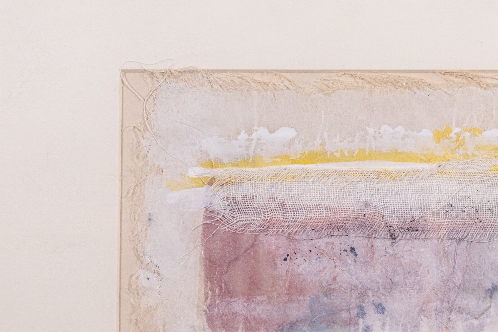 Andrew Jendrzejewski Horizontal Study 5 Signed Contemporary Collage on Paper - Thumbnail 3