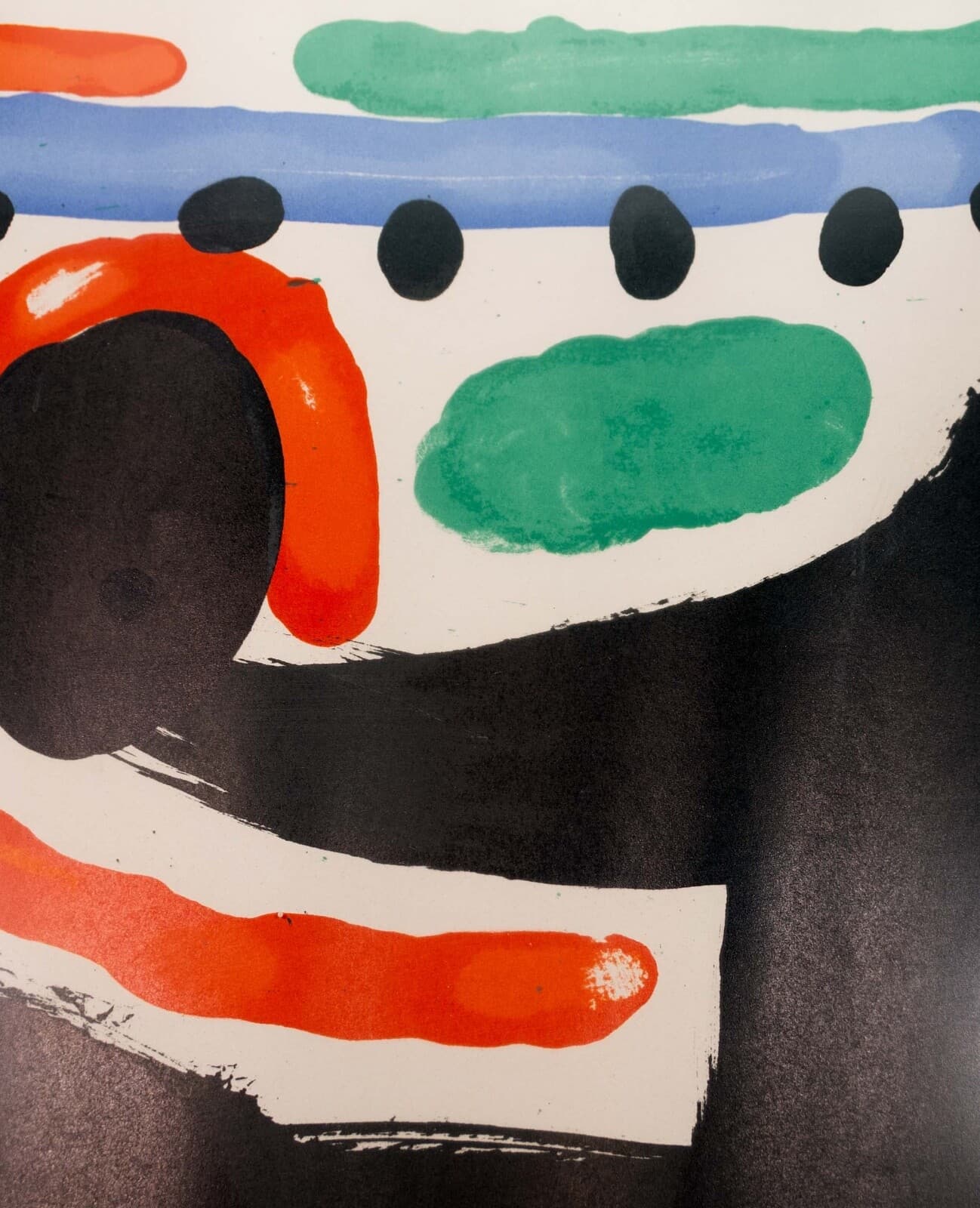 Joan Miro Atelier Mourlot New York Original Modern Lithographic Poster Framed - Thumbnail 4