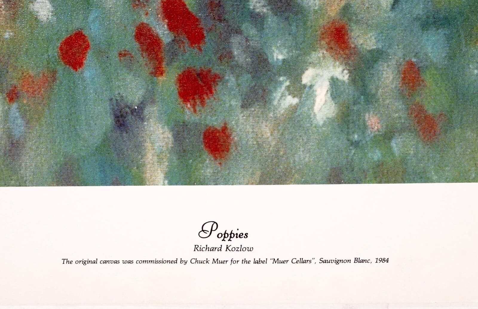 Richard Kozlow Chuck Muer Wine Vintage Art Posters Iris, Day Lilies, & Poppies - Thumbnail 10