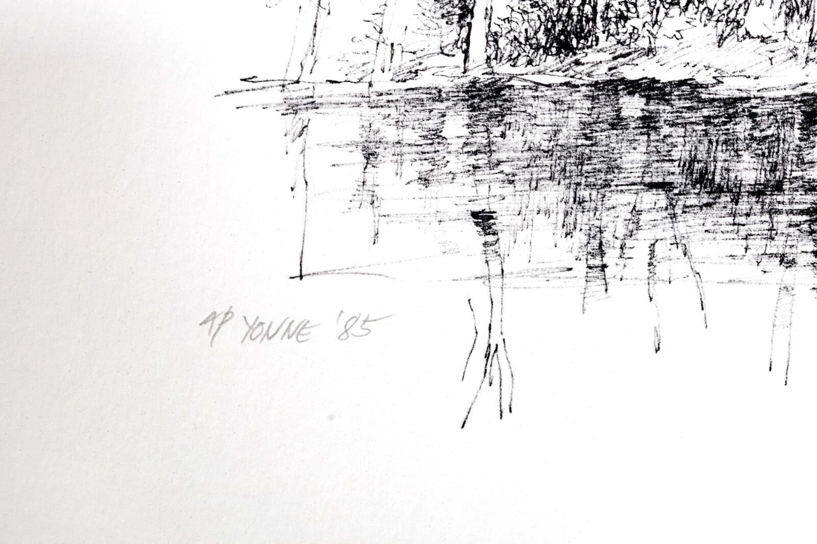 Richard Kozlow Yonne Signed Modernist Serigraph on Paper A.P. Unframed 1985 - Thumbnail 5