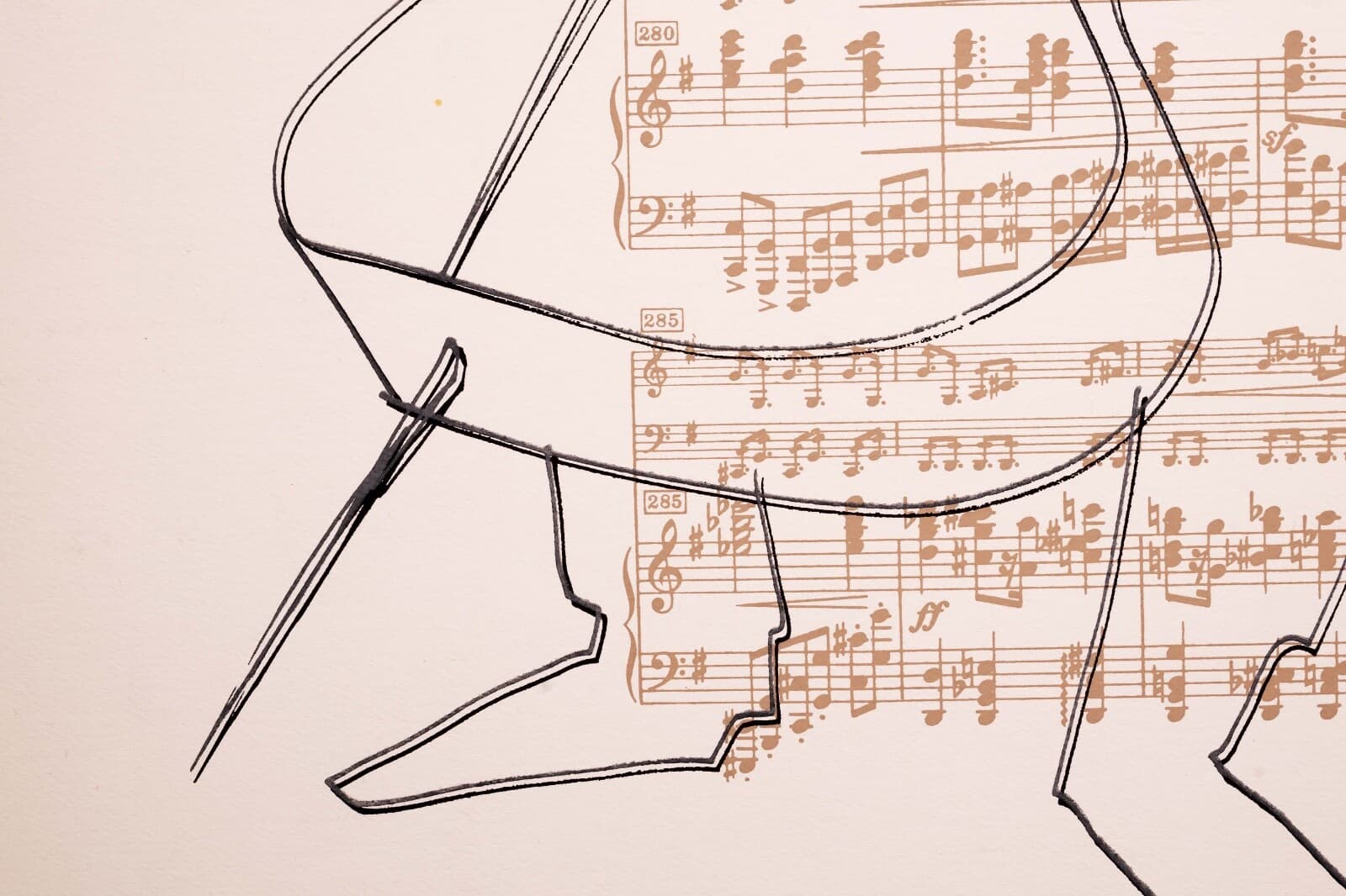 Richard Kozlow Wrong Note Signed Modern Serigraph on Paper A.P. Unframed 1970s - Thumbnail 5