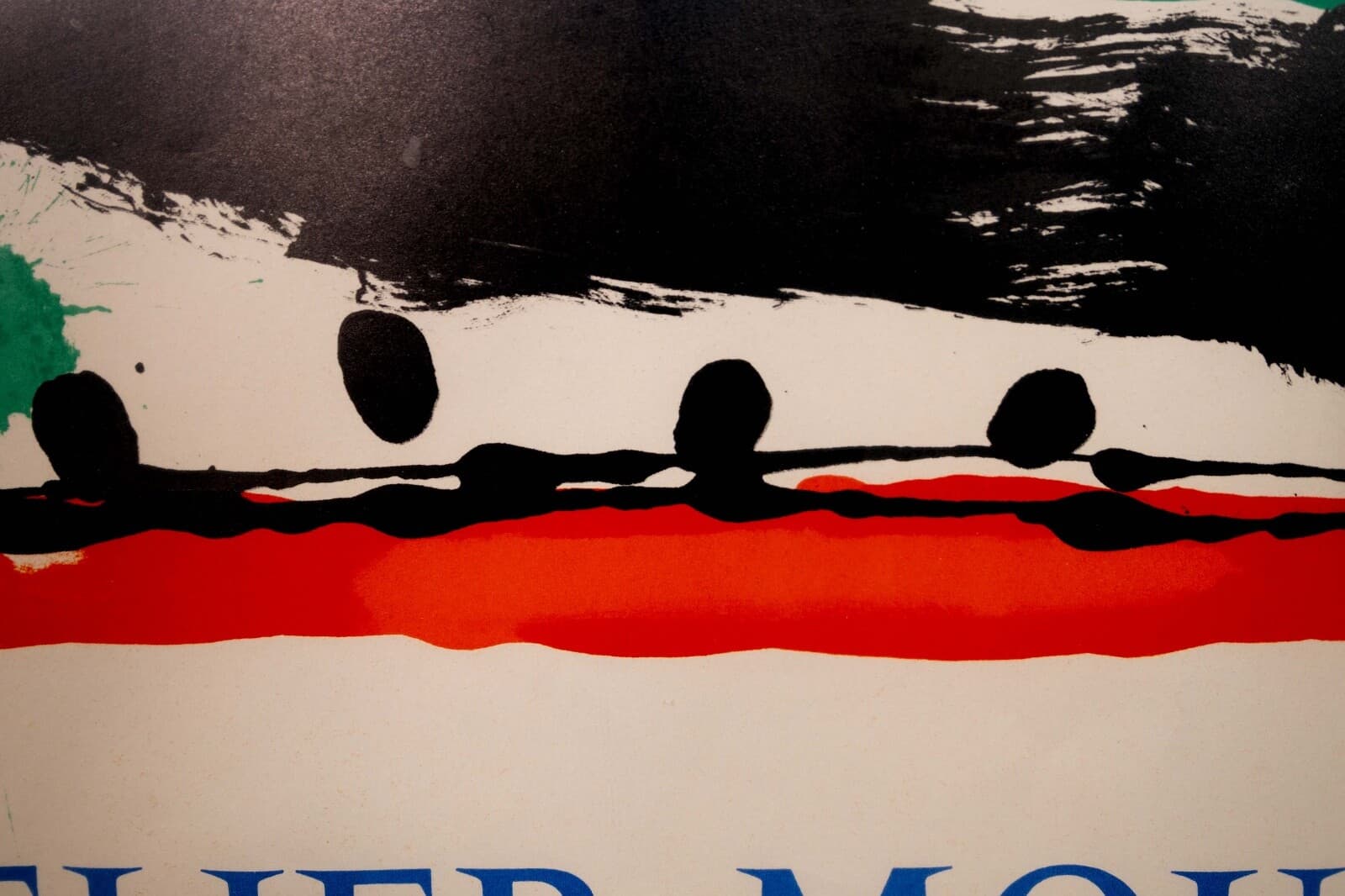 Joan Miro Atelier Mourlot New York Original Modern Lithographic Poster Framed - Thumbnail 6