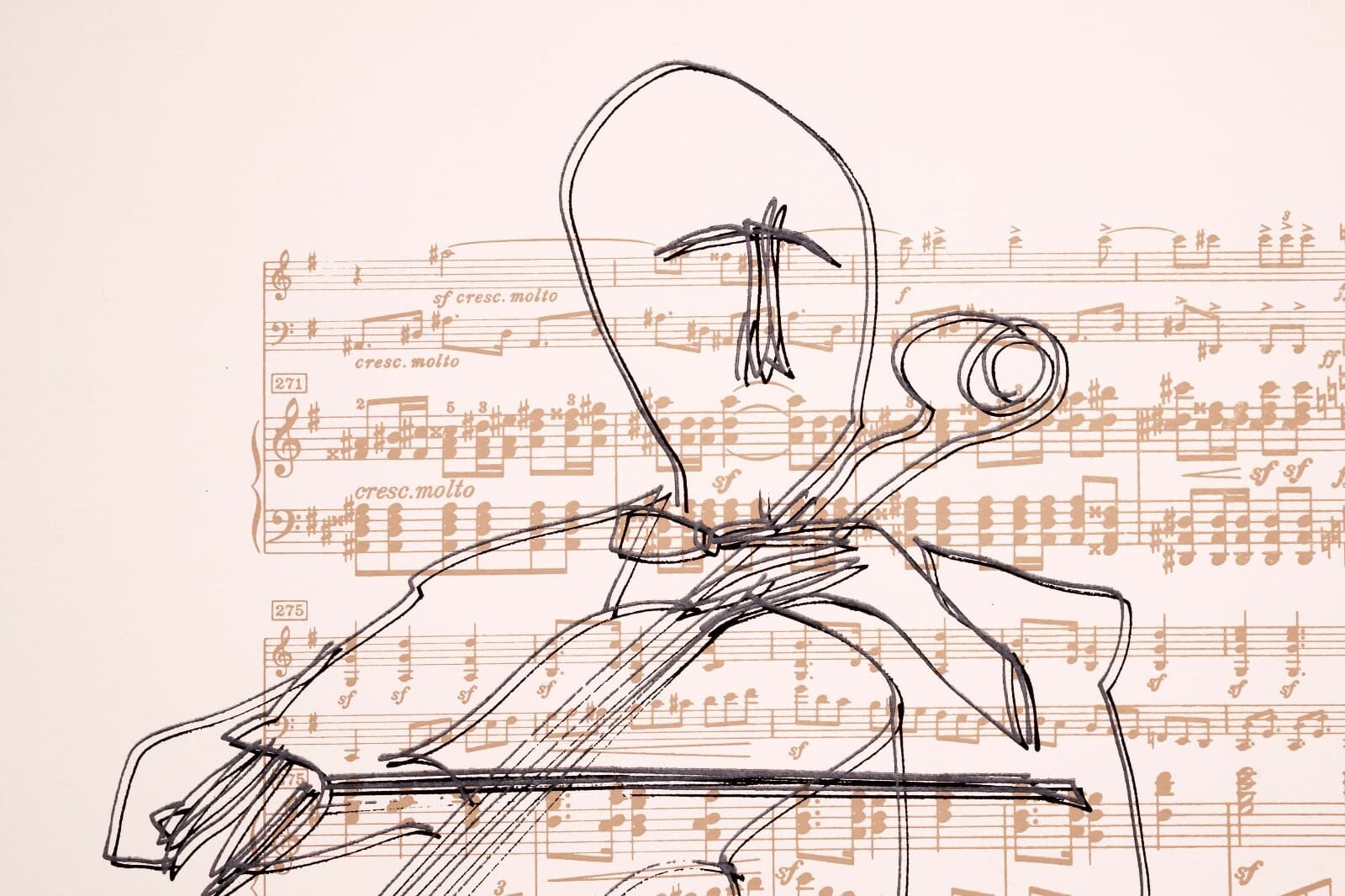 Richard Kozlow Wrong Note Signed Modern Serigraph on Paper A.P. Unframed 1970s - Thumbnail 3