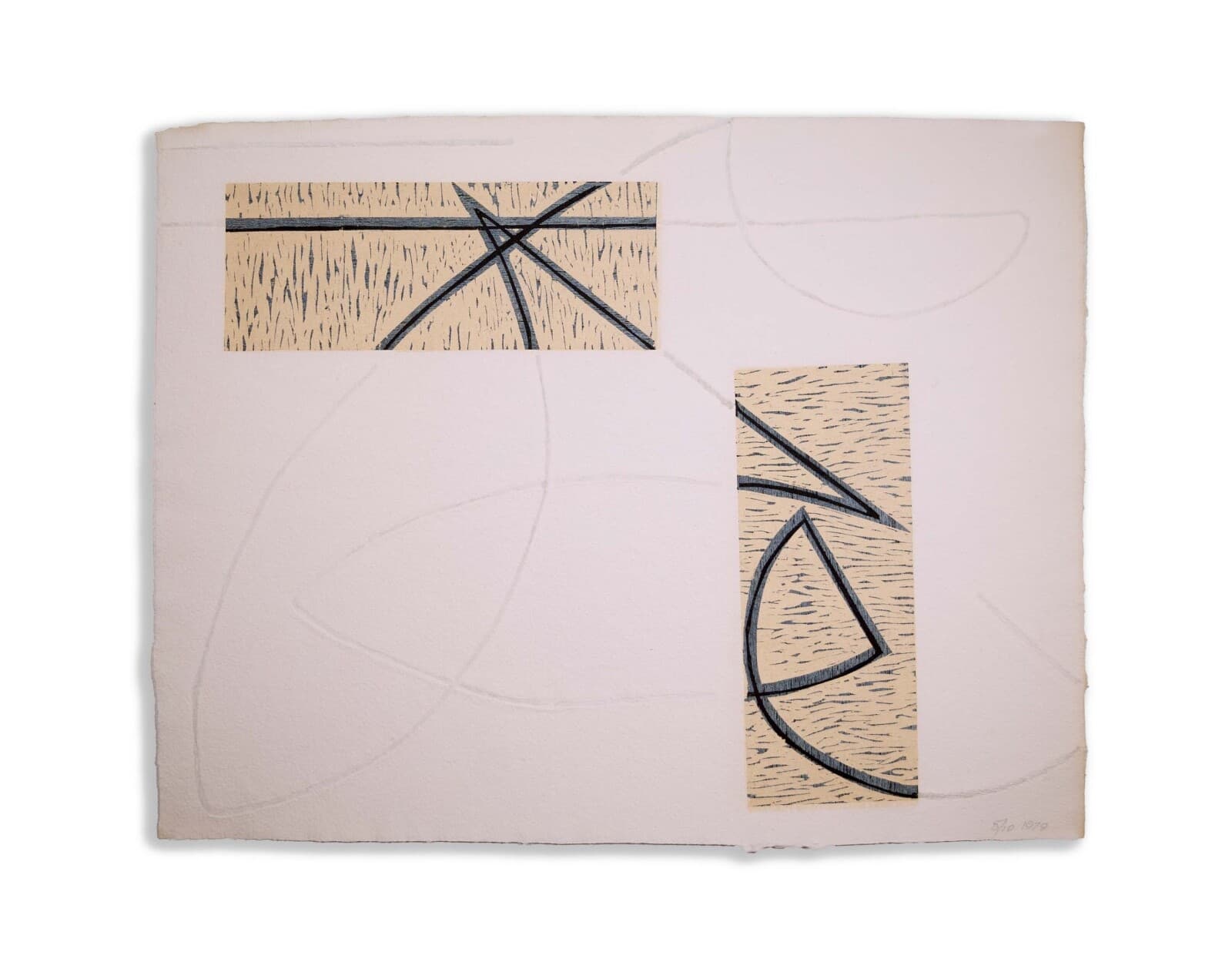 Clinton Hill Untitled Signed Contemporary Woodcut on Handmade Paper 5/10 UF - Thumbnail 2